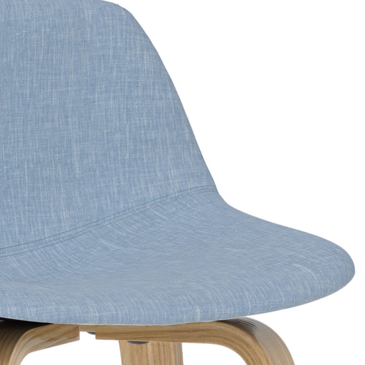 Simpli Home Randolph Counter Height Bar Stool (Set of 2), Denim Blue, large