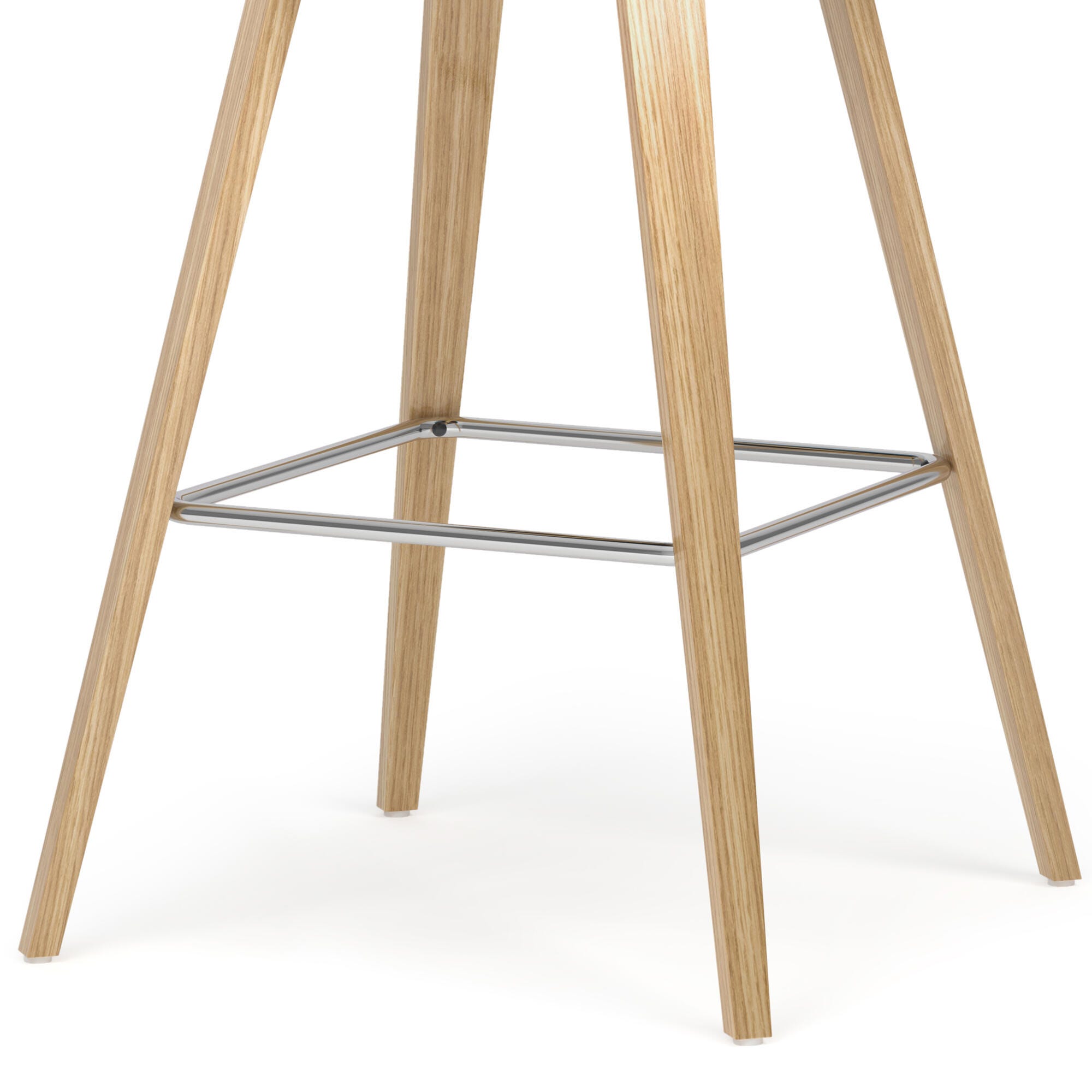 Simpli Home Randolph Counter Height Bar Stool (Set of 2), Mocha, large