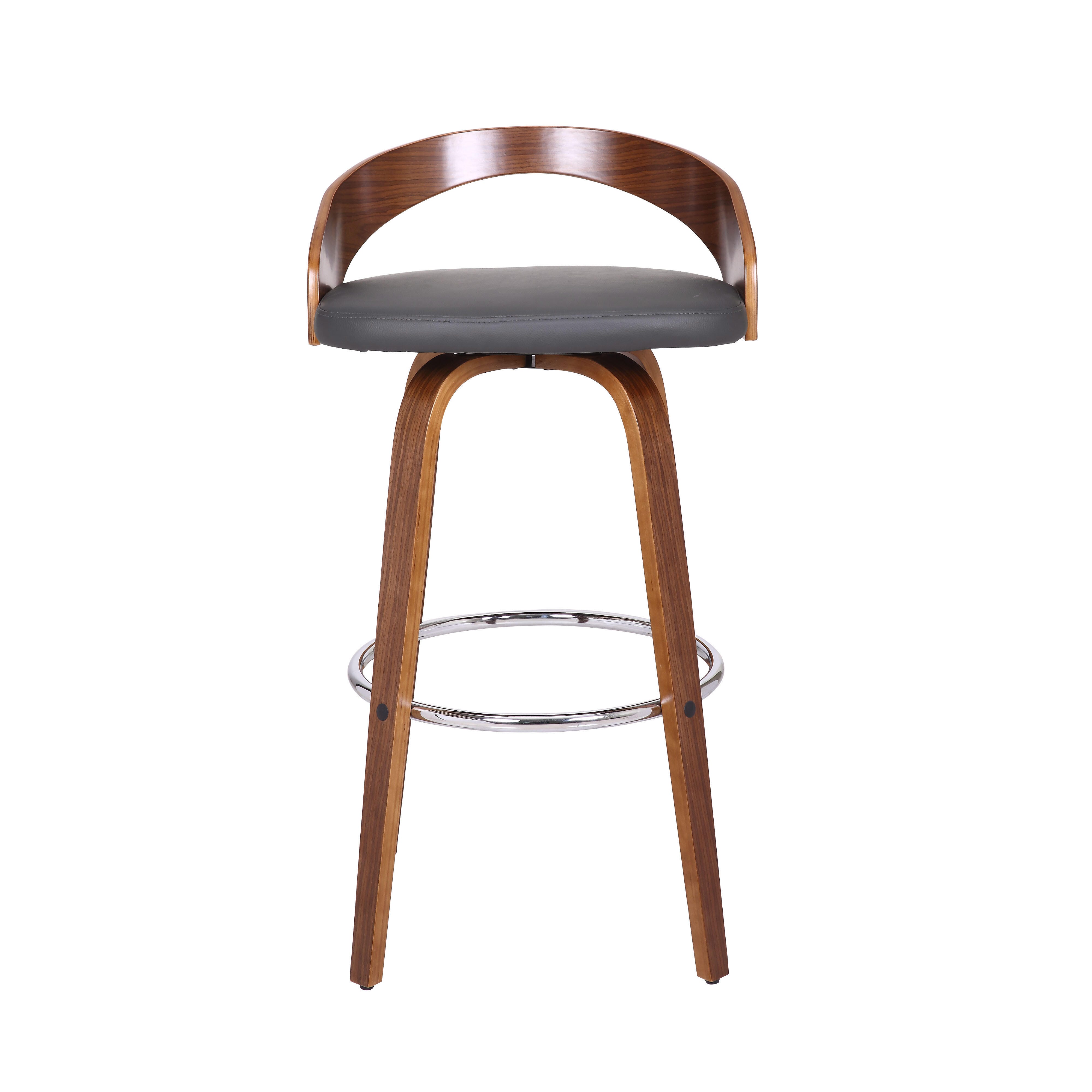 Sonia Barstool, Gray/Chrome, large