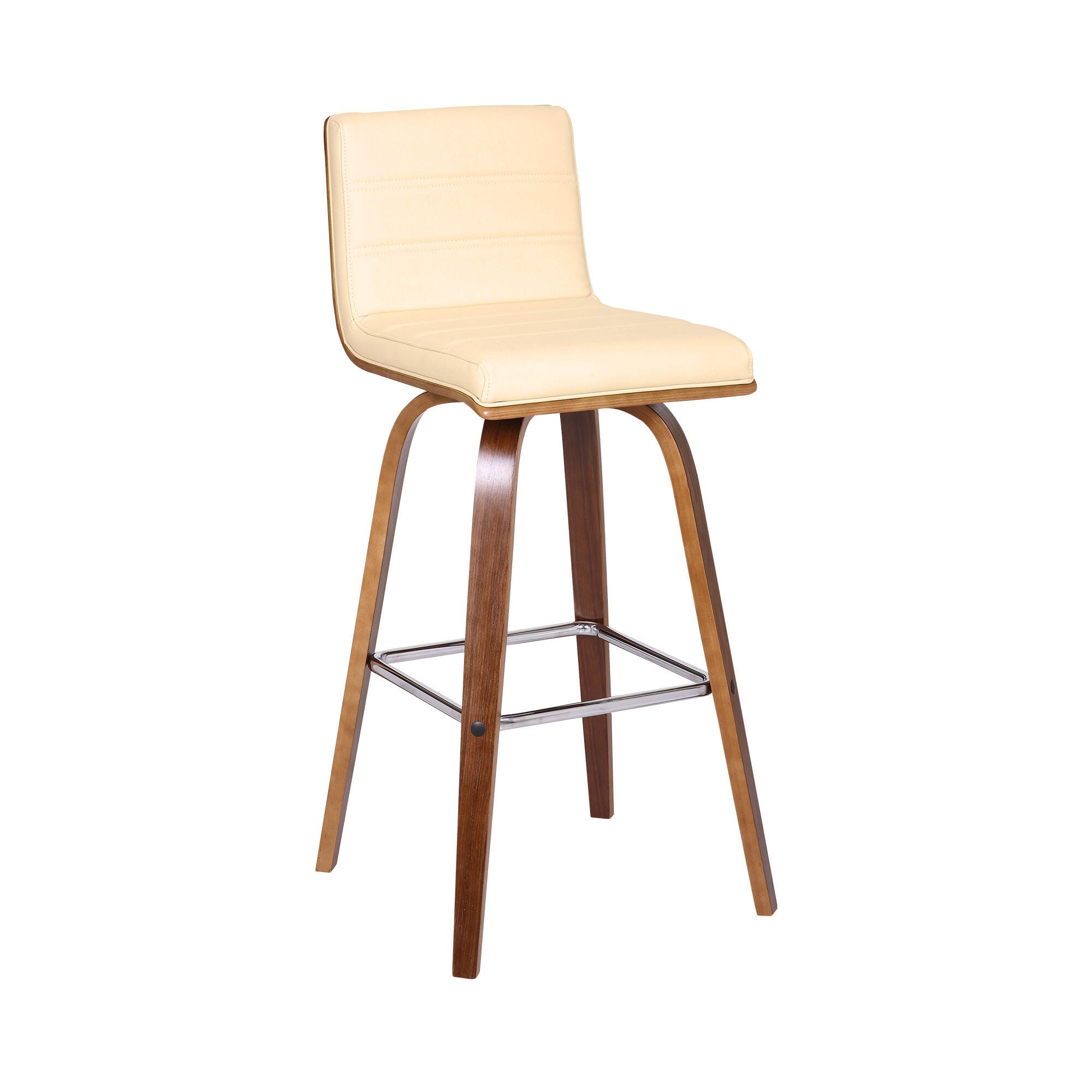 Vienna Barstool, Cream/Chrome, large