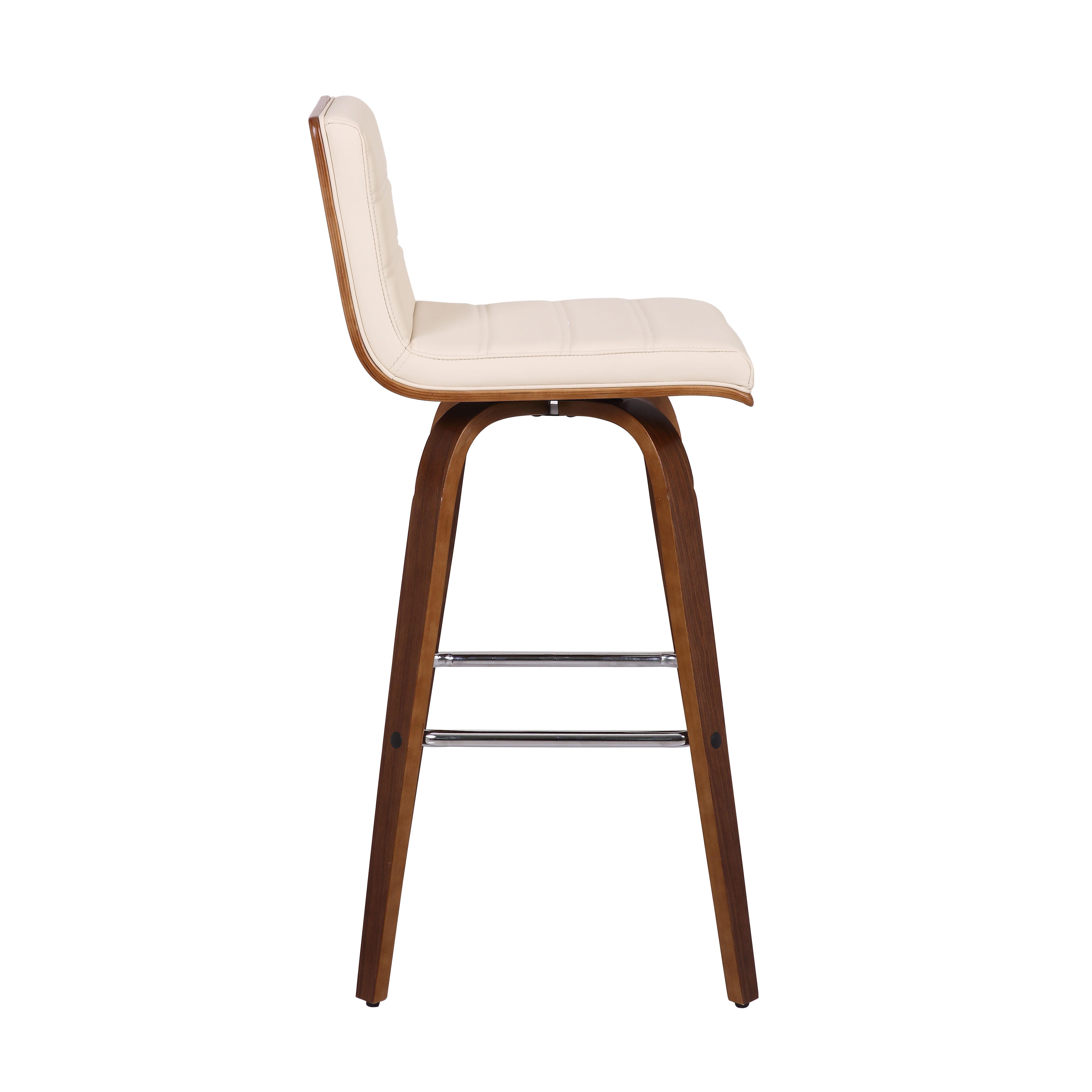Vienna Barstool, Cream/Chrome, large