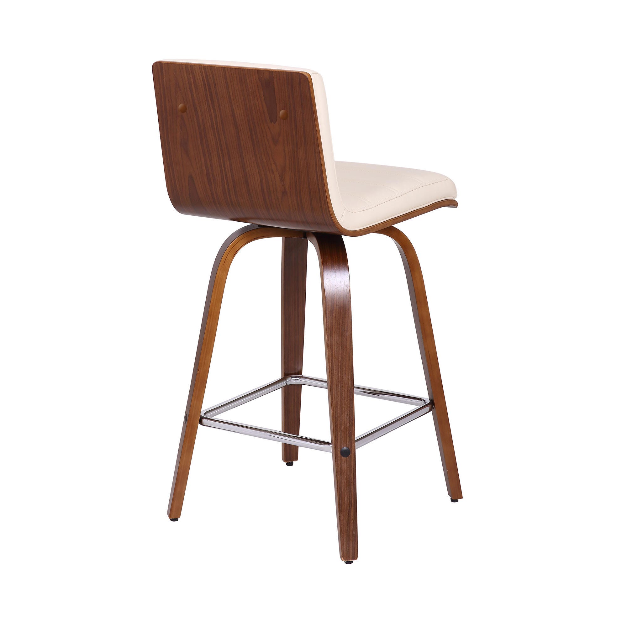 Vienna Barstool, Cream/Chrome, large