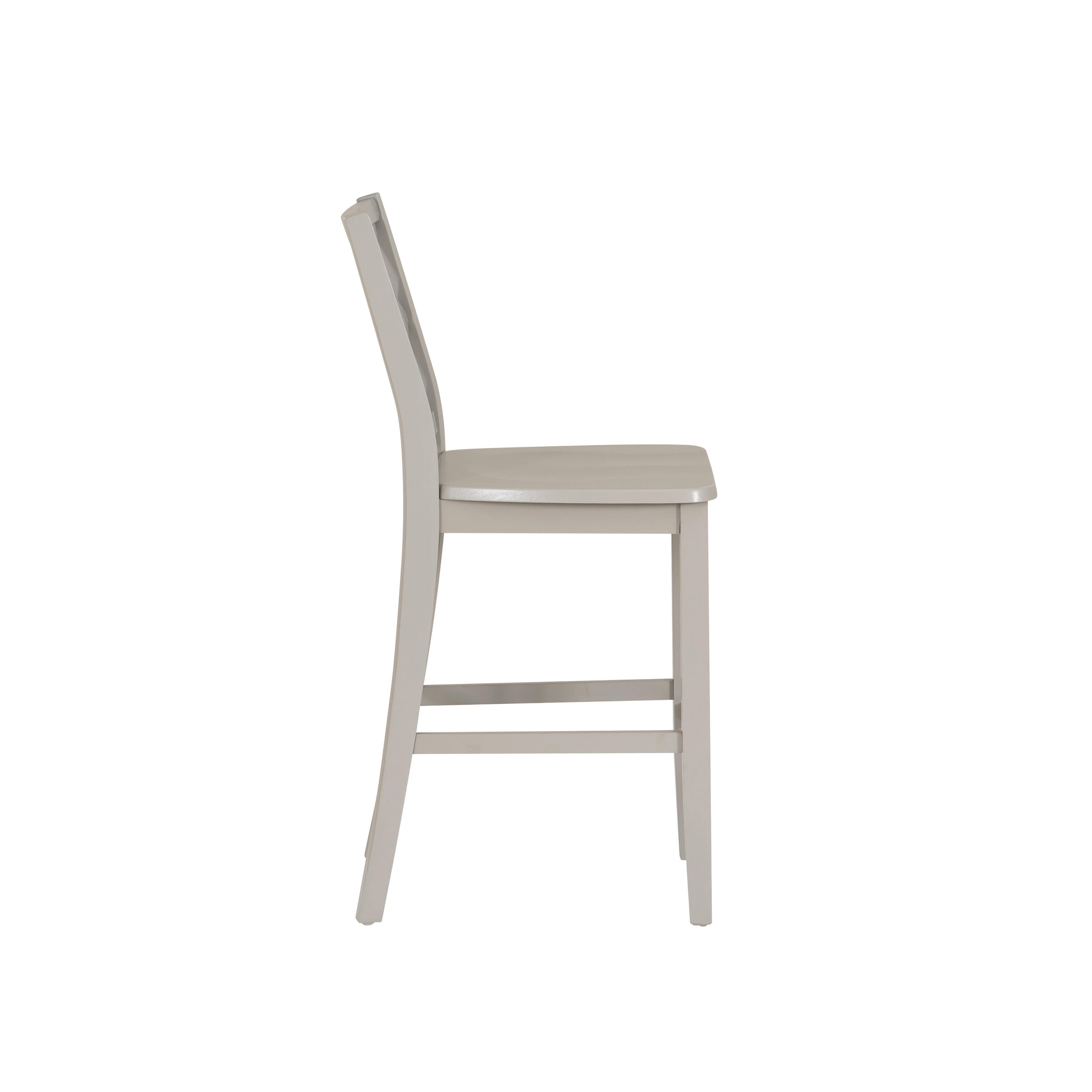 Linon Kolt Counter Stool, Graystone, large
