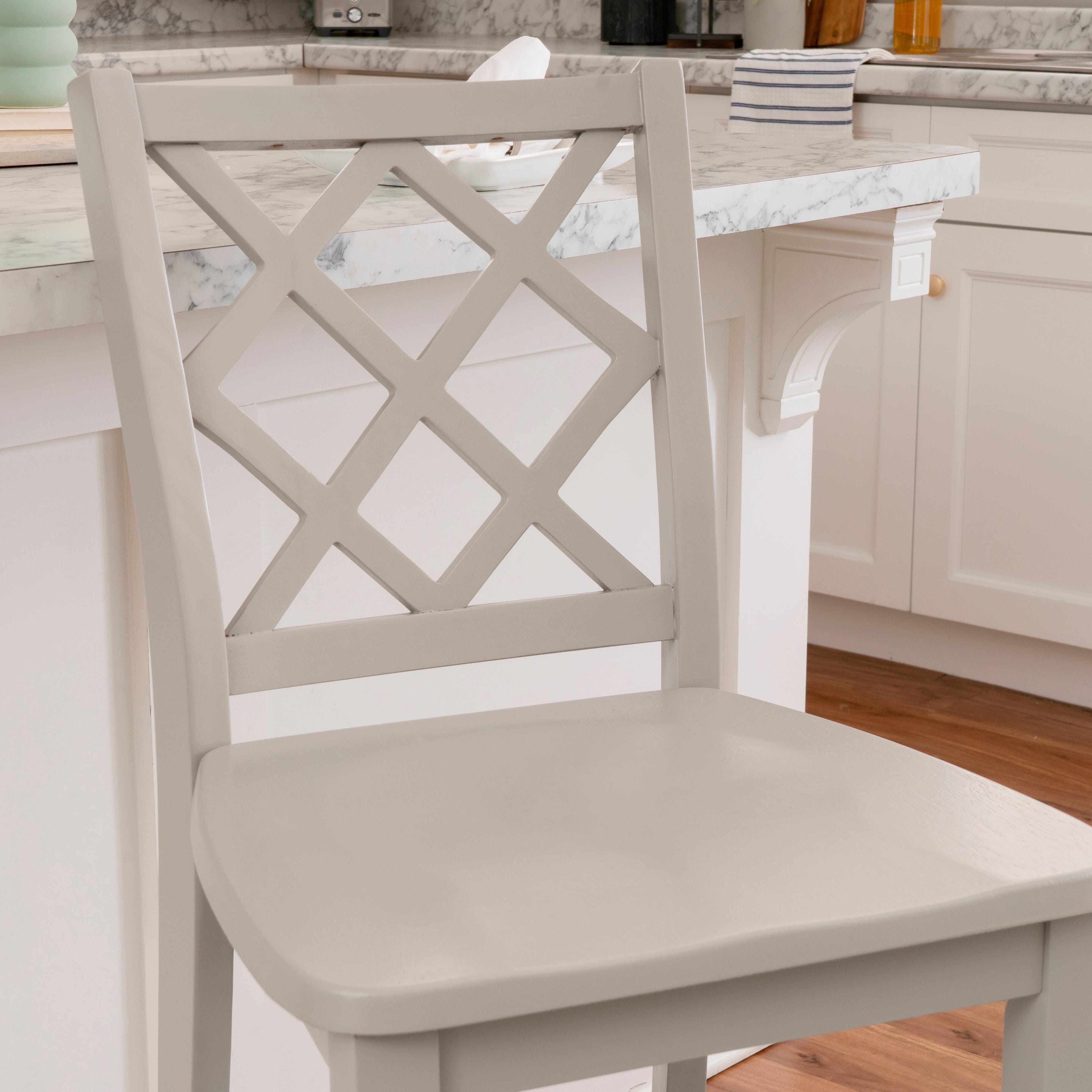 Linon Kolt Counter Stool, Graystone, large