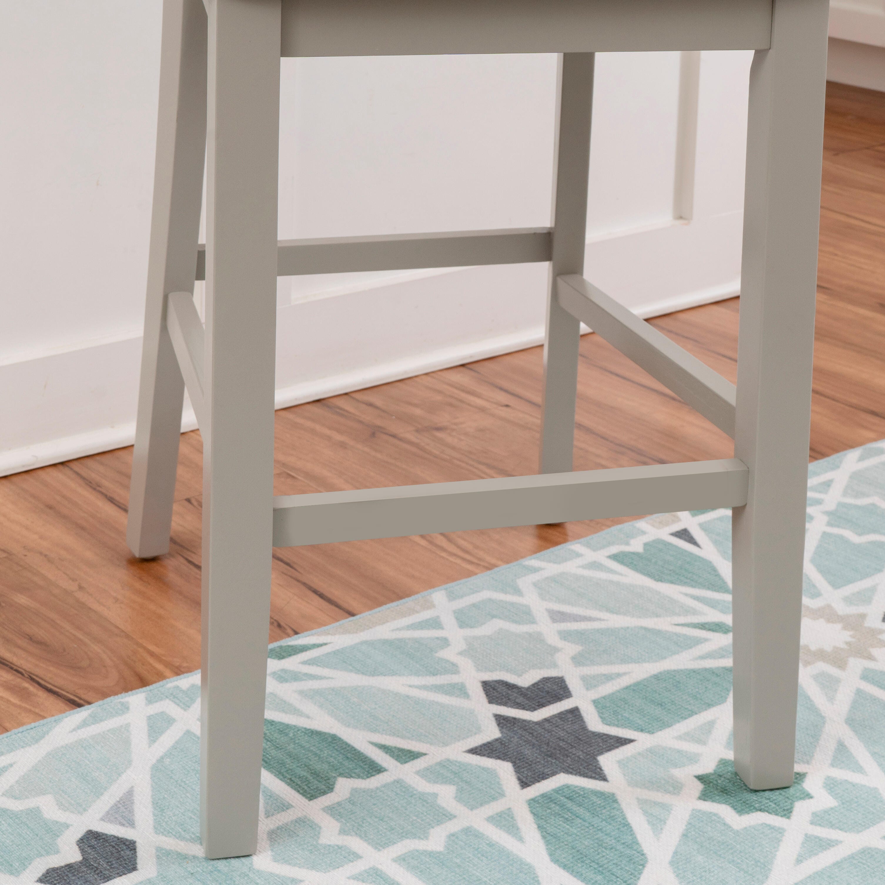 Linon Kolt Counter Stool, Graystone, large