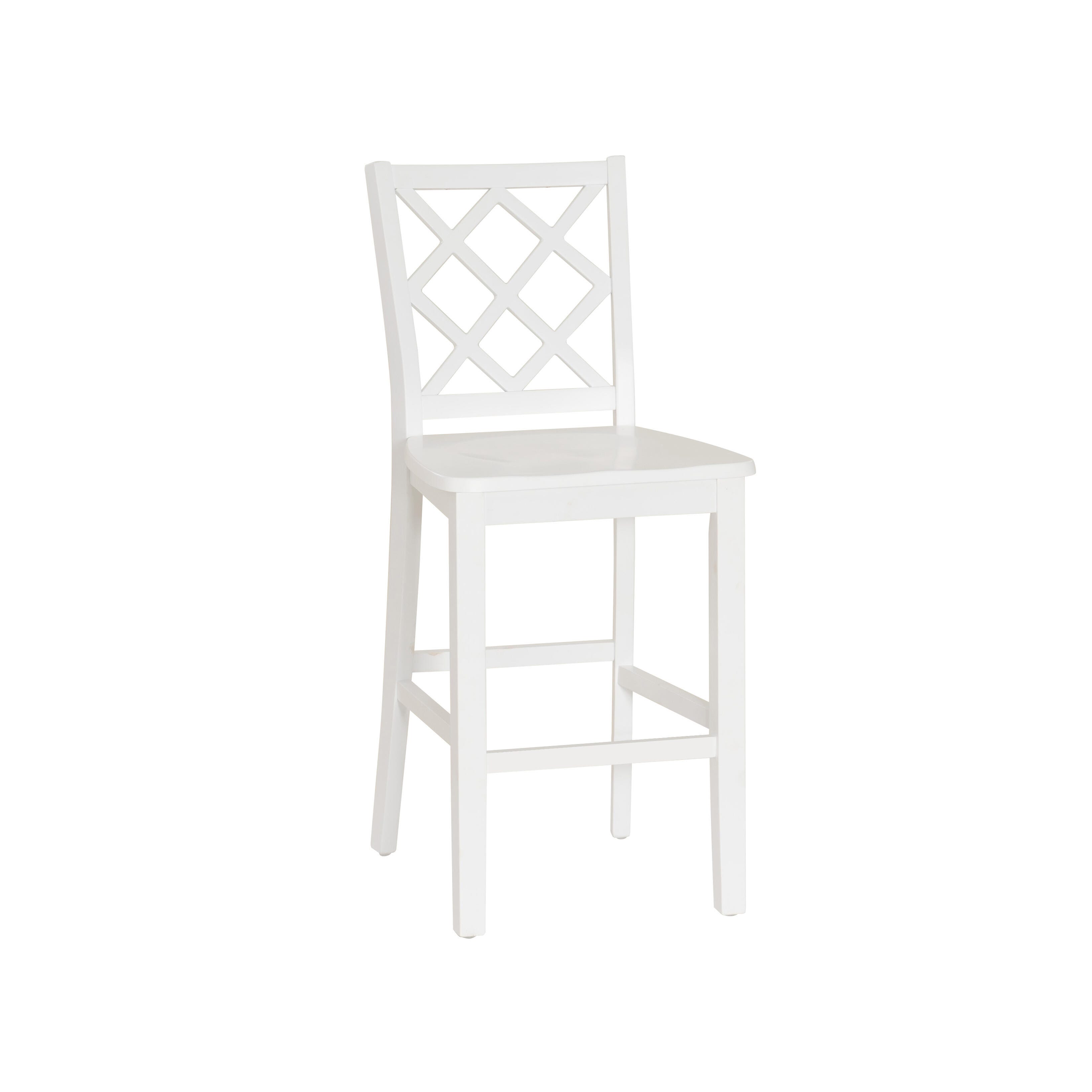 Linon Kolt Counter Stool, White, large
