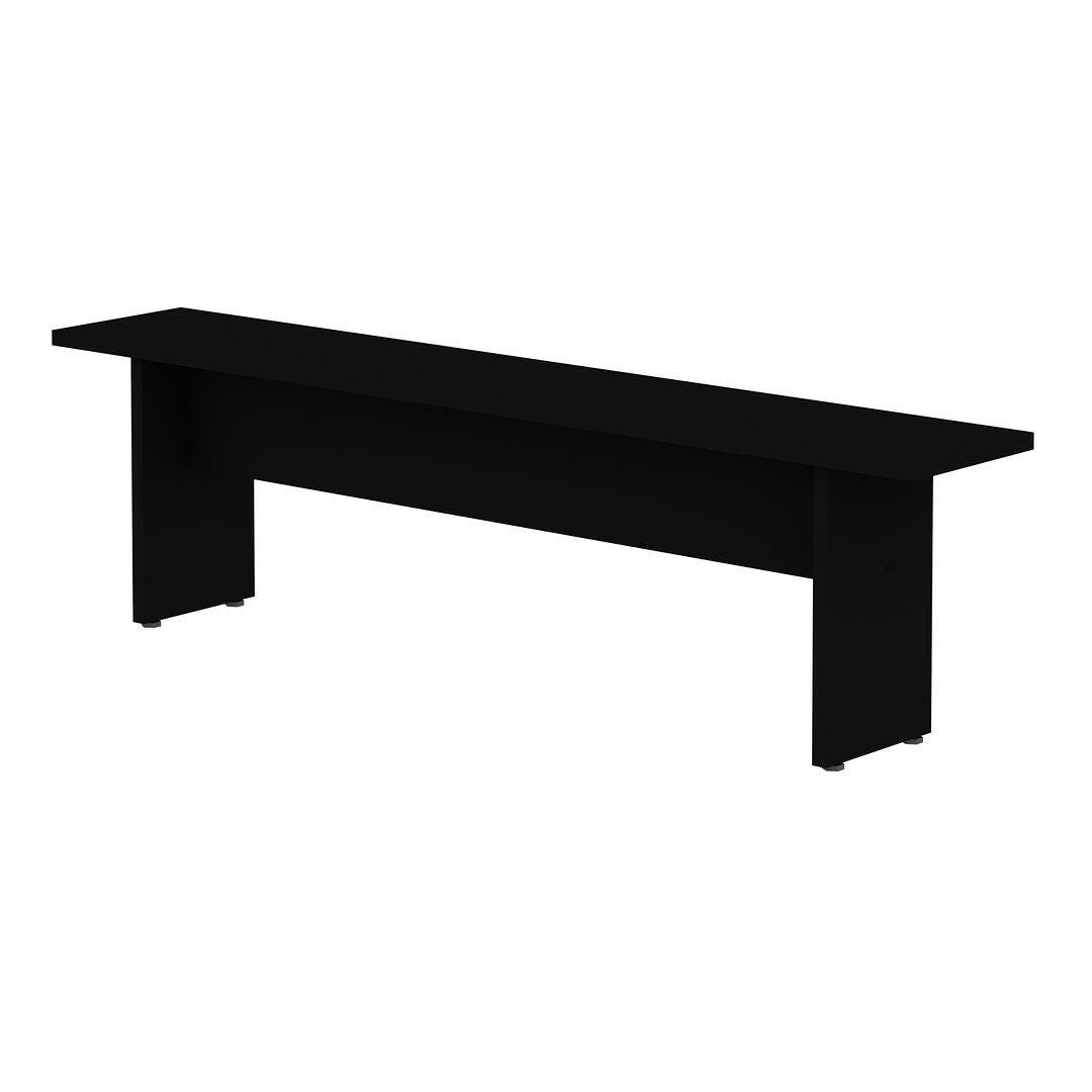Manhattan Comfort Nomad 68" Dining Bench, Black, large