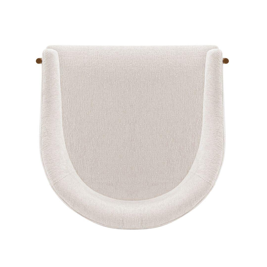 Lia Dining Armchair, Cream, large