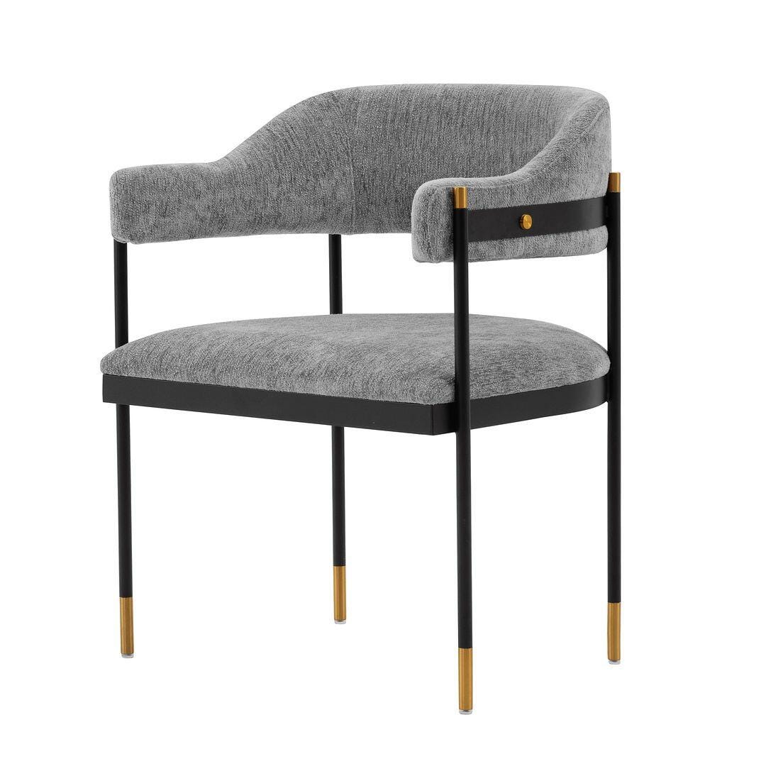 Lia Dining Armchair, Gray, large