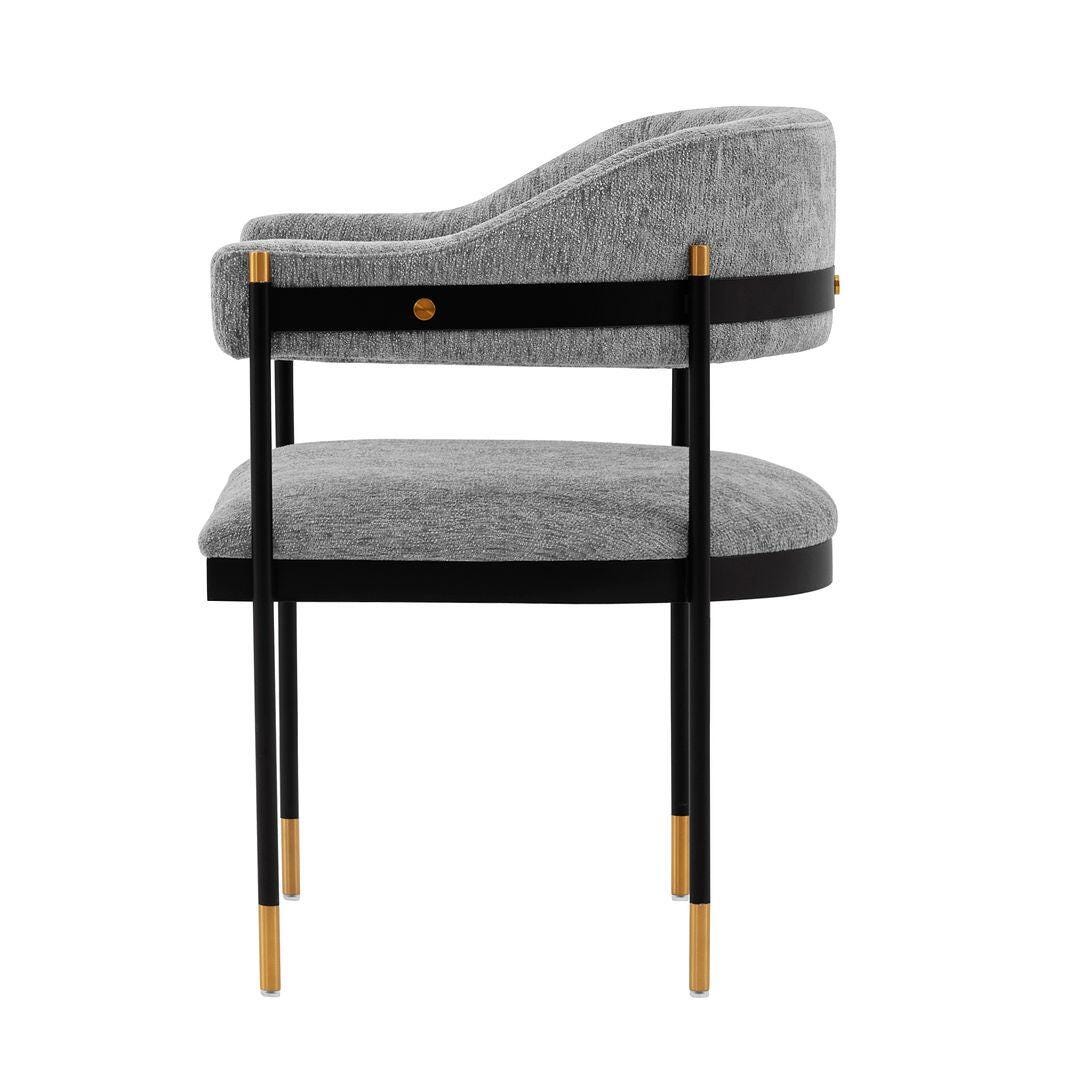 Lia Dining Armchair, Gray, large