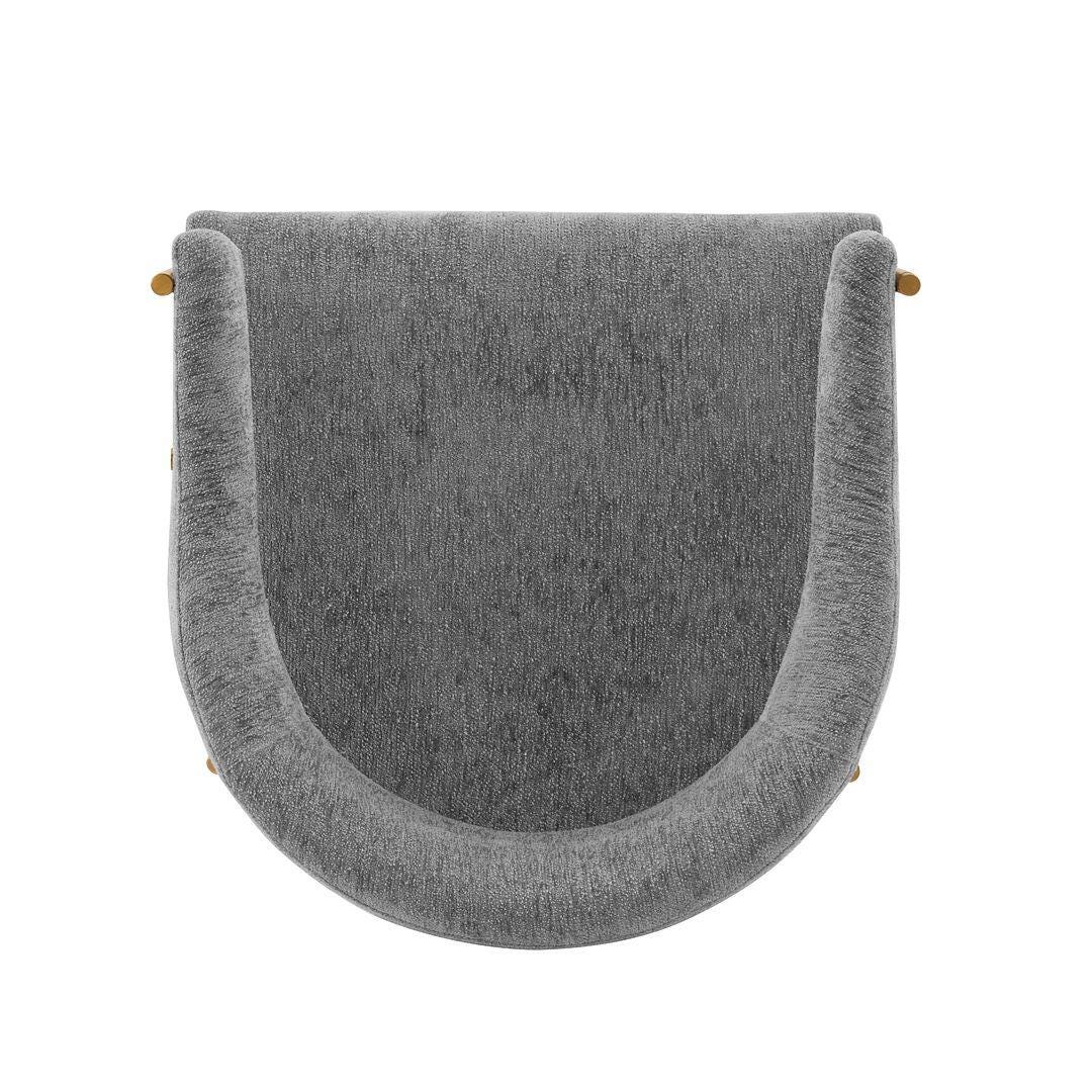 Lia Dining Armchair, Gray, large