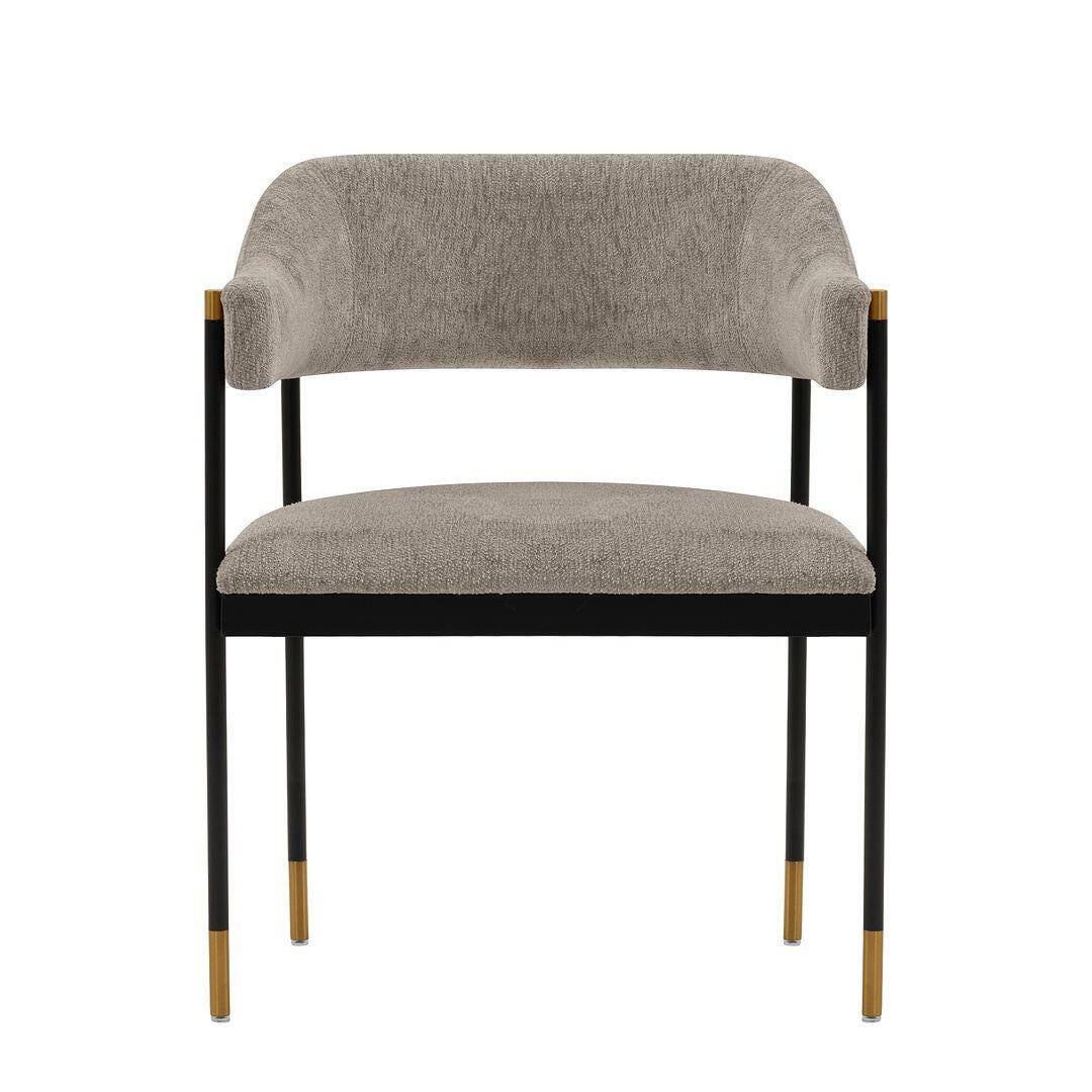 Lia Dining Armchair, Stone, large