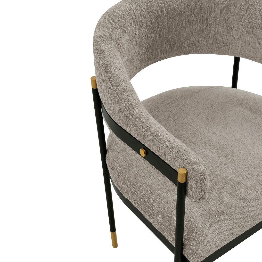 Lia Dining Armchair, Stone, large