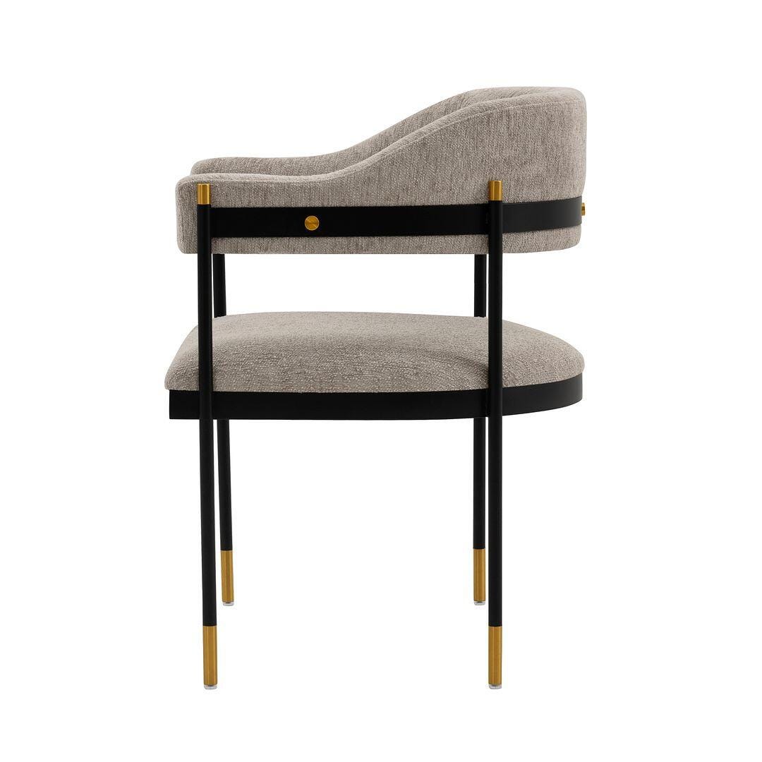 Lia Dining Armchair, Stone, large