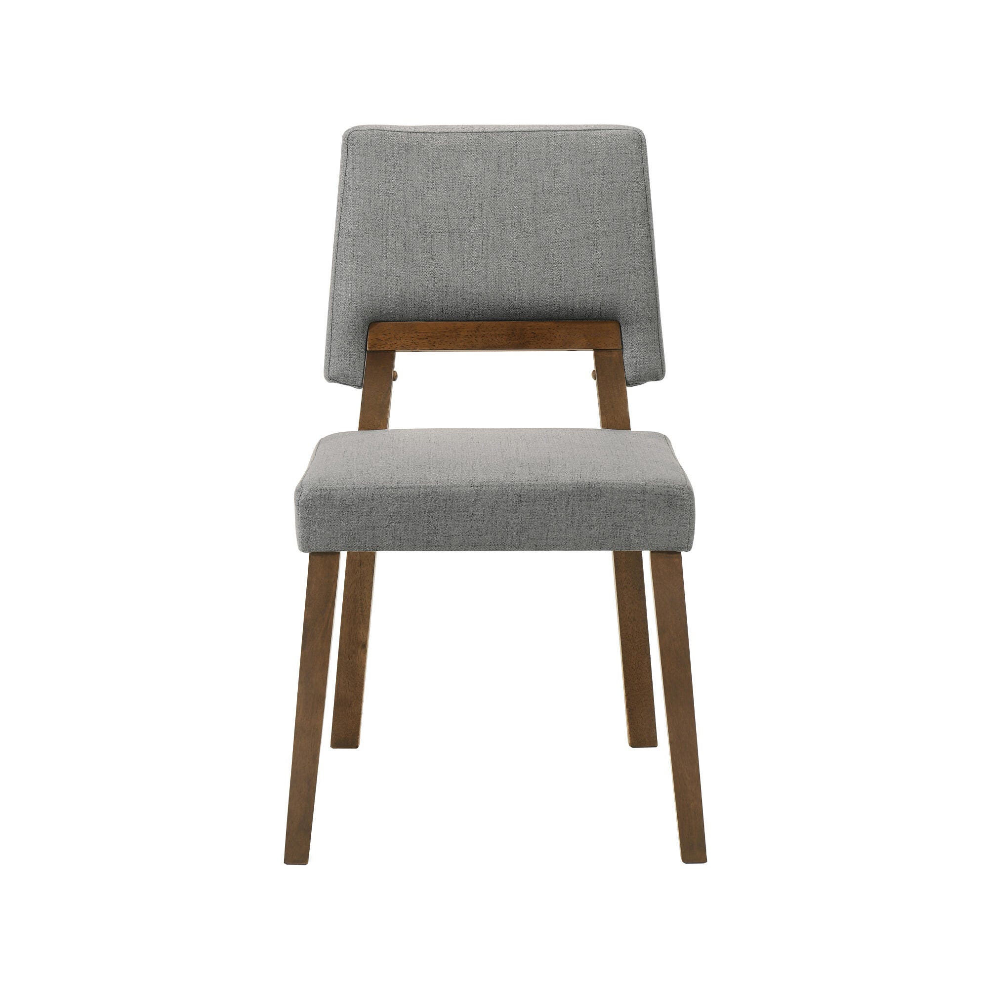 Channell Dining Chair (Set of 2), Charcoal/Walnut, large
