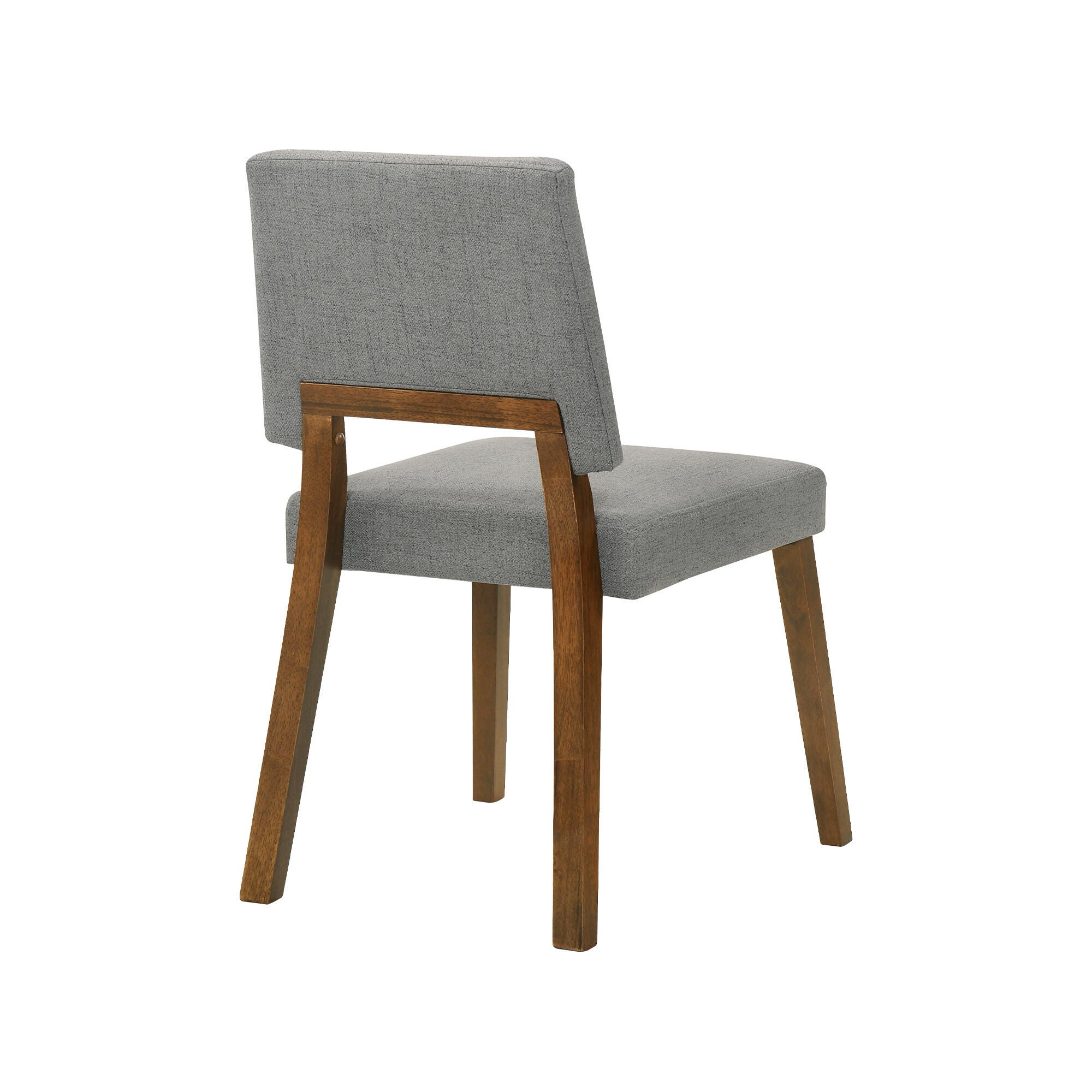 Channell Dining Chair (Set of 2), Charcoal/Walnut, large