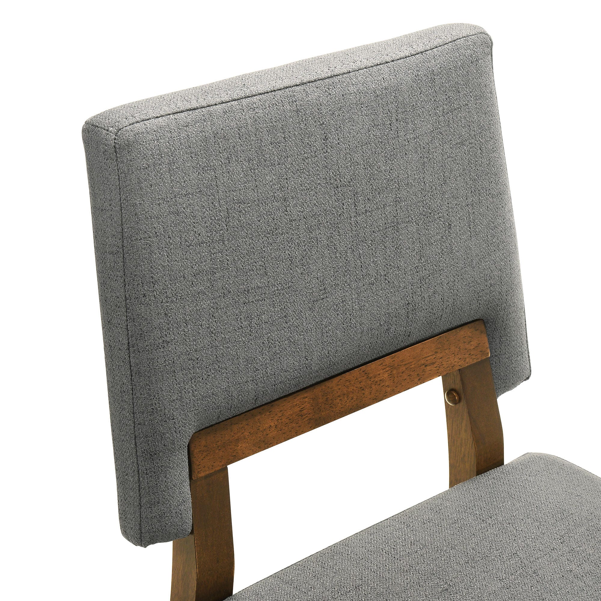 Channell Dining Chair (Set of 2), Charcoal/Walnut, large