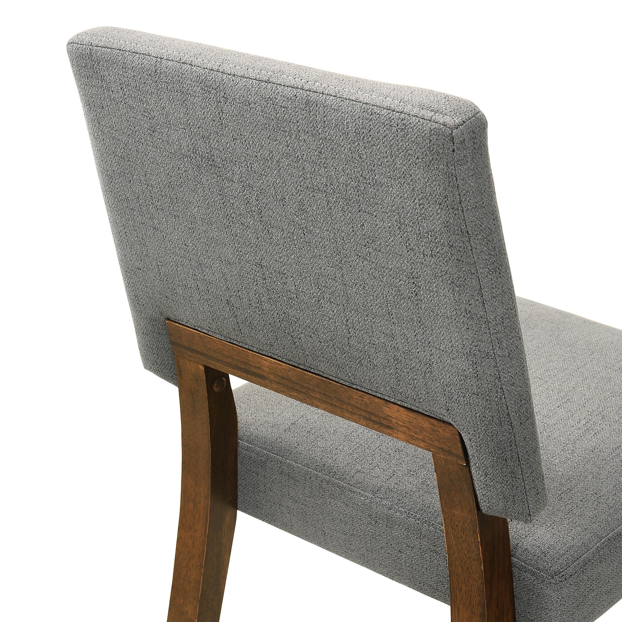 Channell Dining Chair (Set of 2), Charcoal/Walnut, large