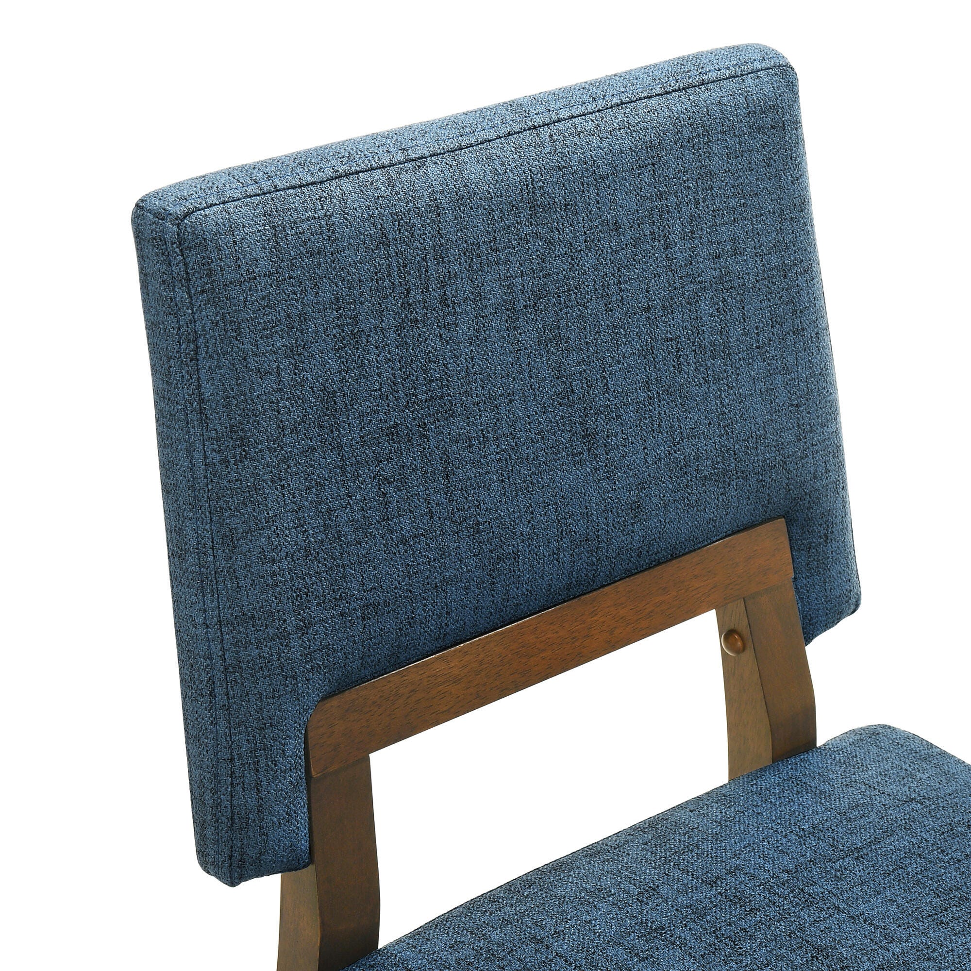 Channell Dining Chair (Set of 2), Blue/Walnut, large