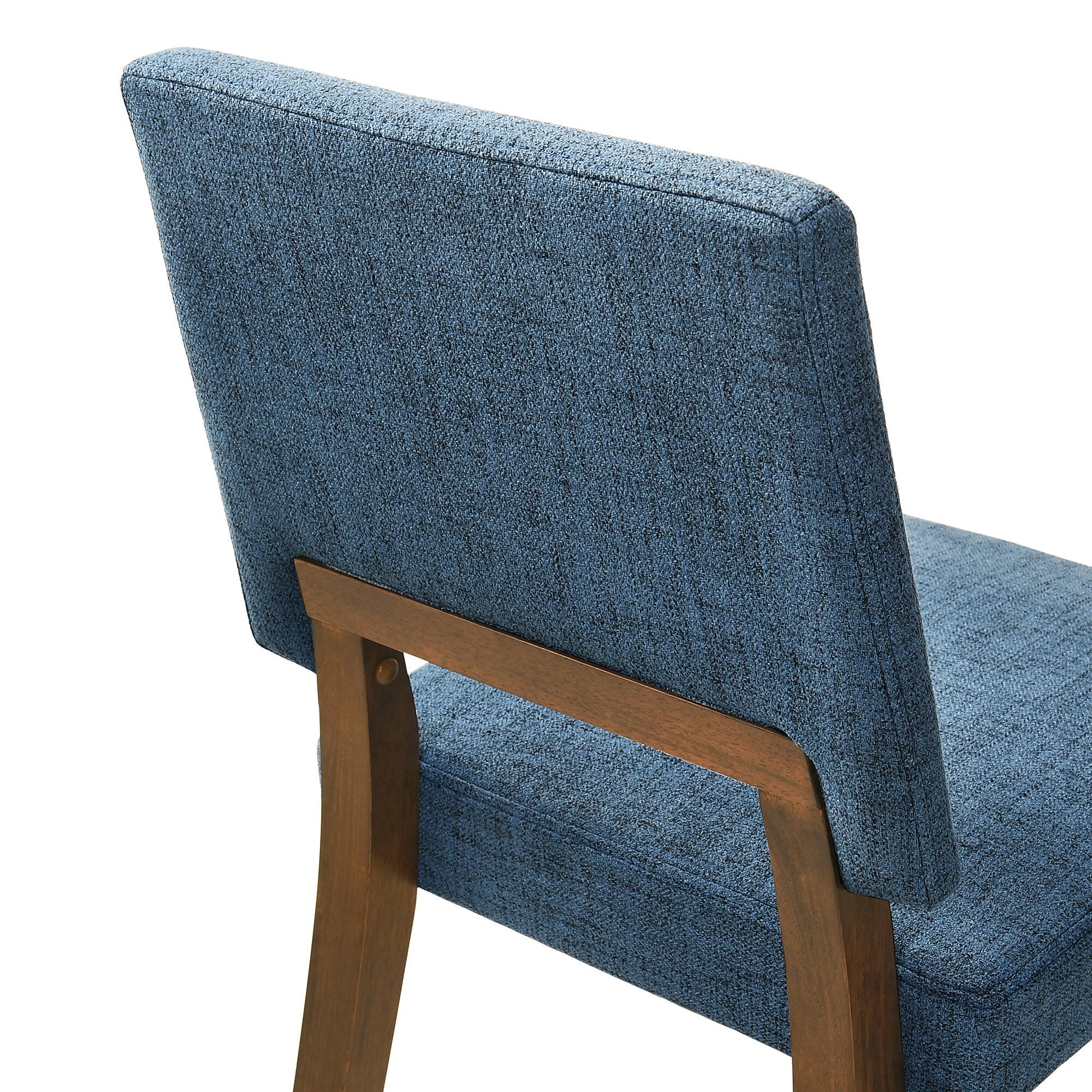 Channell Dining Chair (Set of 2), Blue/Walnut, large