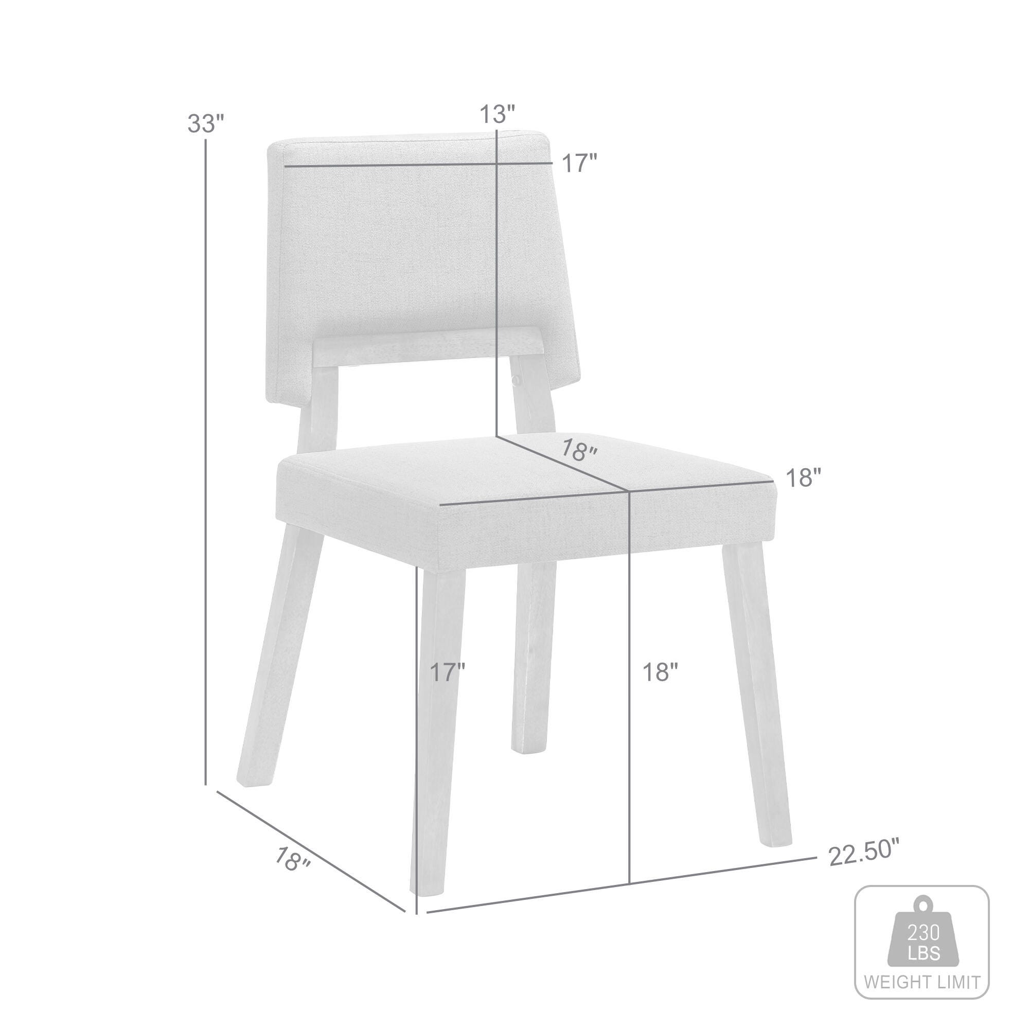 Channell Dining Chair (Set of 2), Blue/Walnut, large