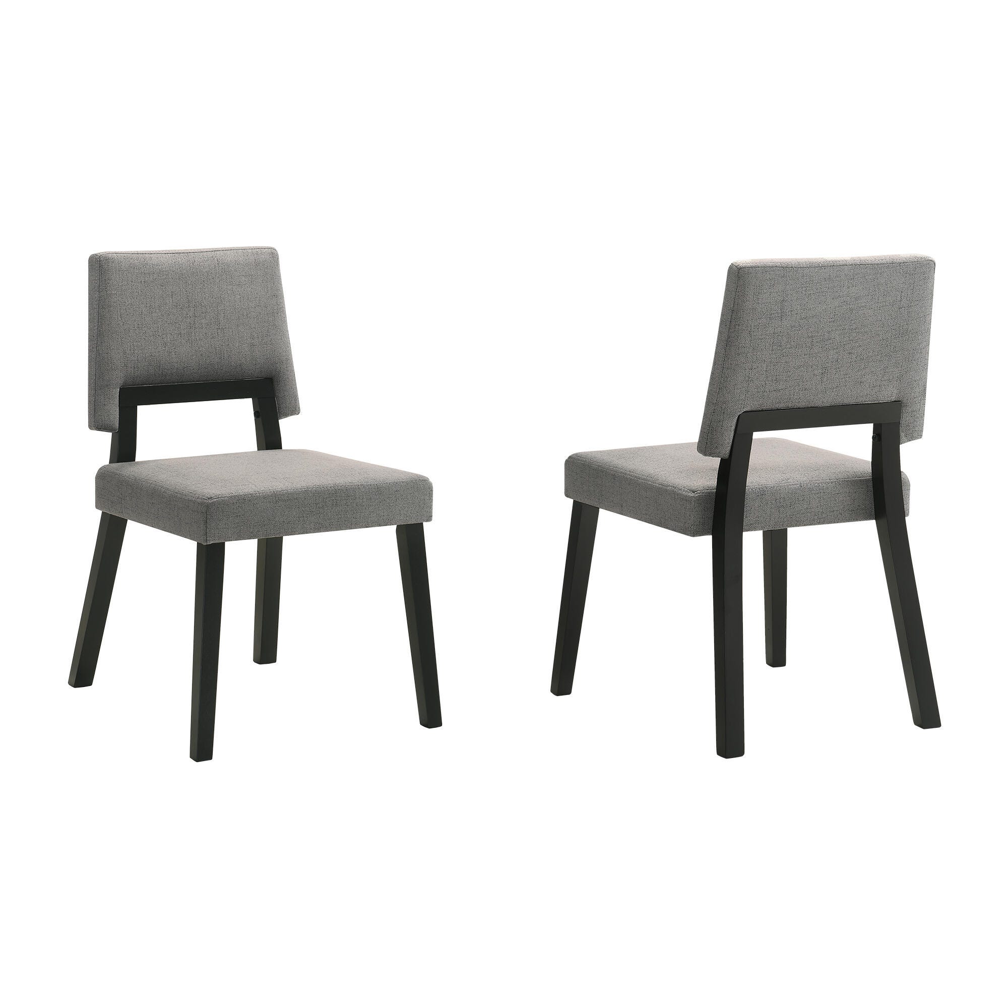 Channell Dining Chair (Set of 2), Charcoal/Black, large