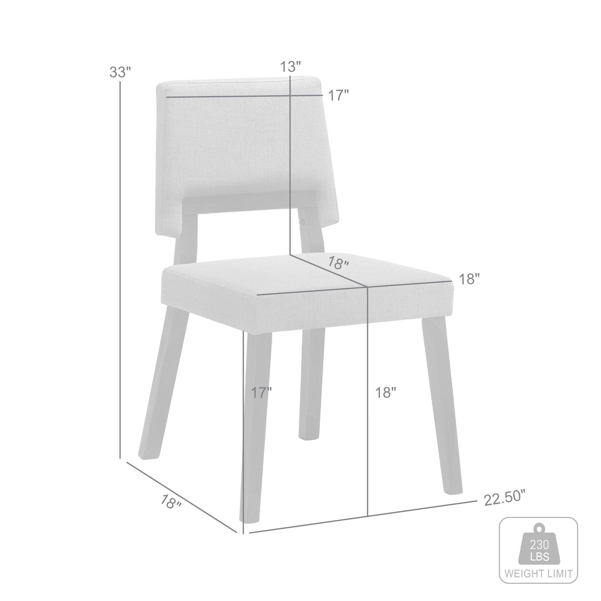 Channell Dining Chair (Set of 2), Charcoal/Black, large