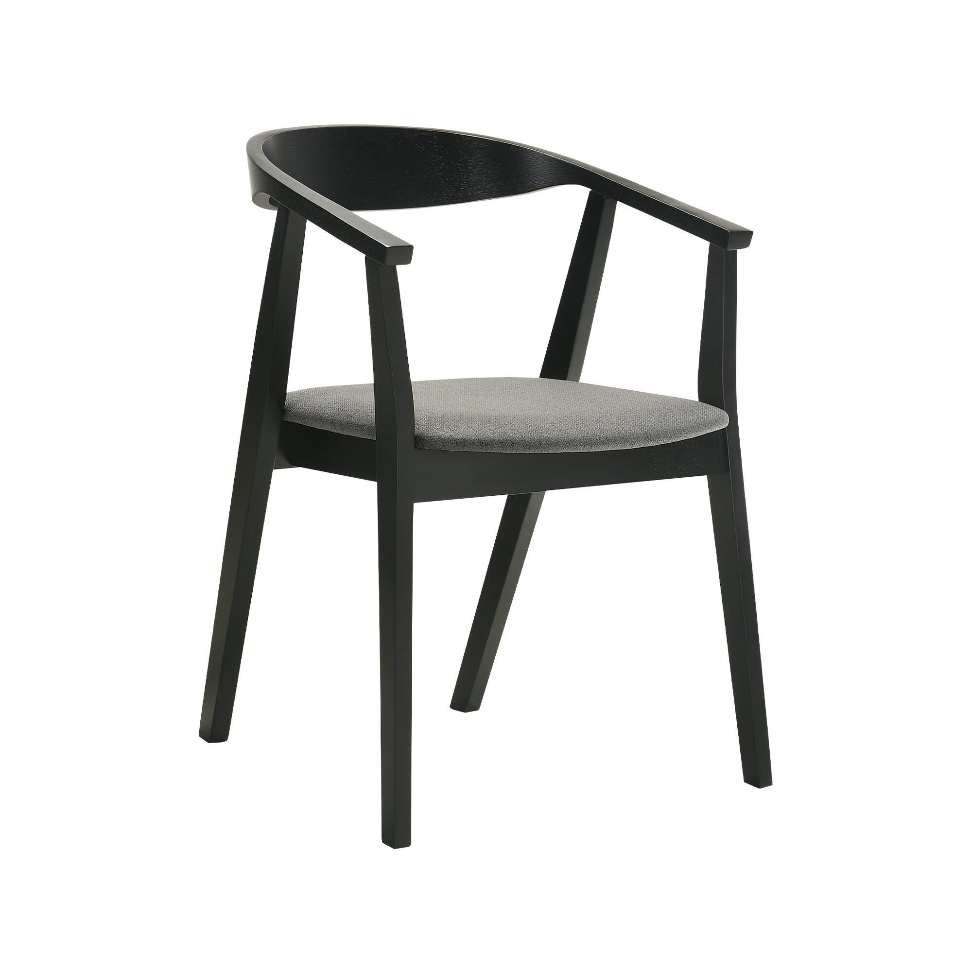 Santana Dining Chair (Set of 2), Charcoal/Black, large