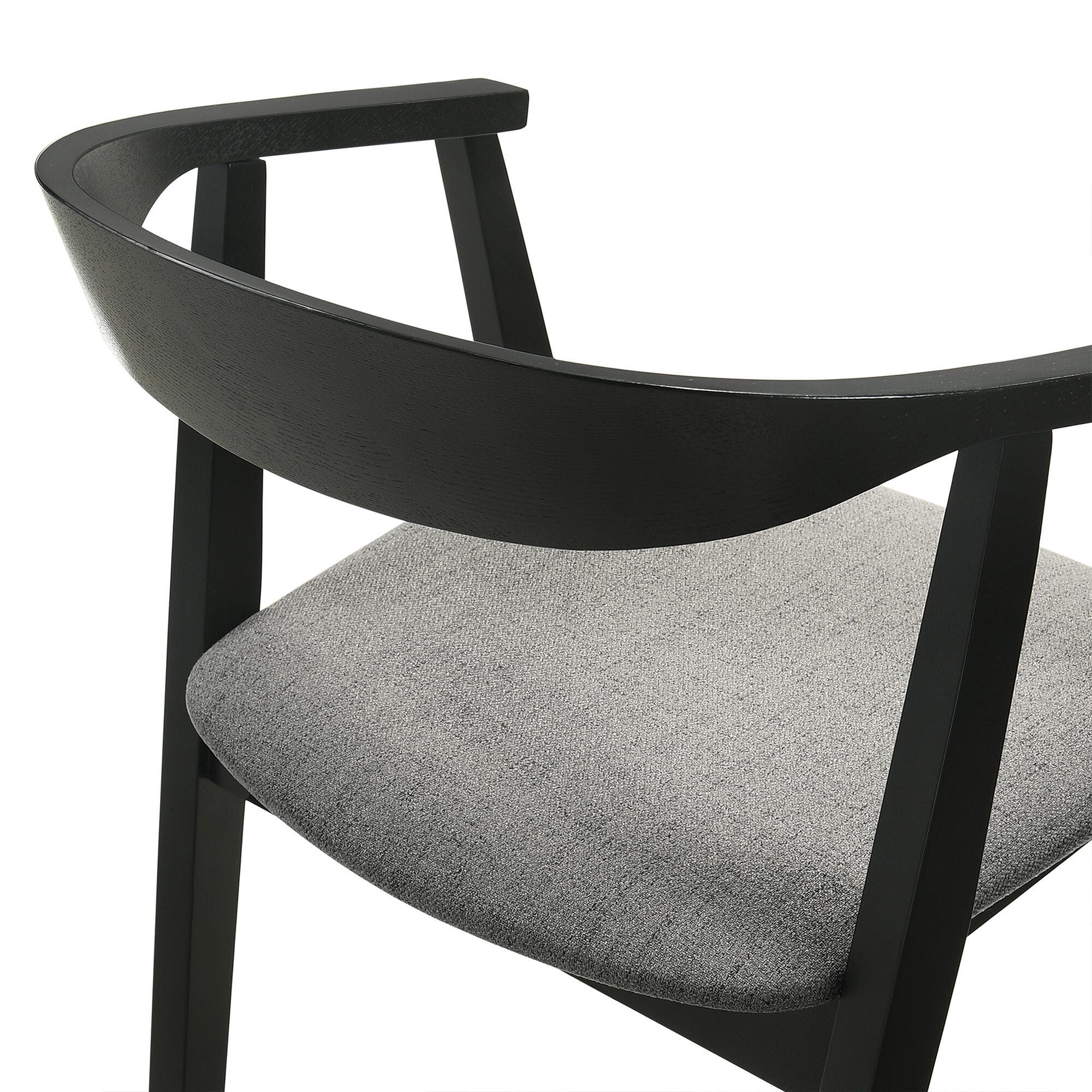 Santana Dining Chair (Set of 2), Charcoal/Black, large