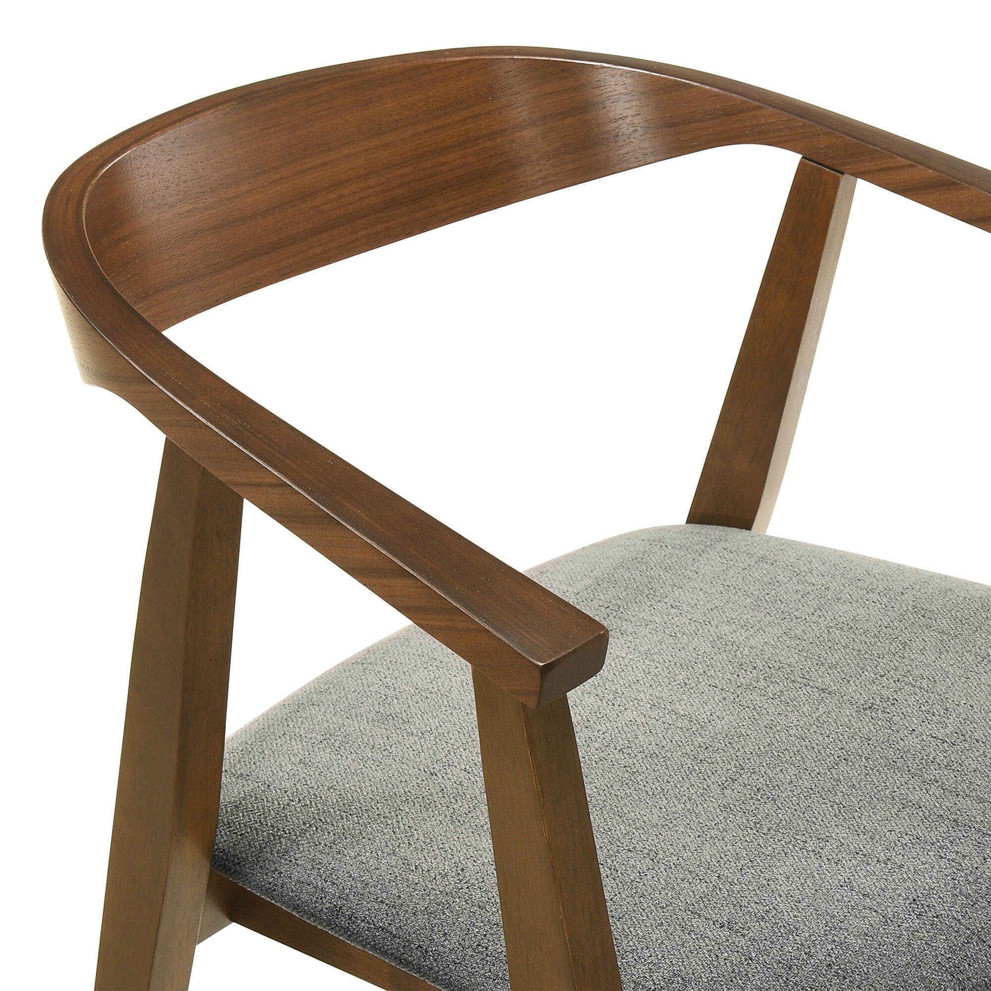 Santana Dining Chair (Set of 2), Charcoal/Walnut, large