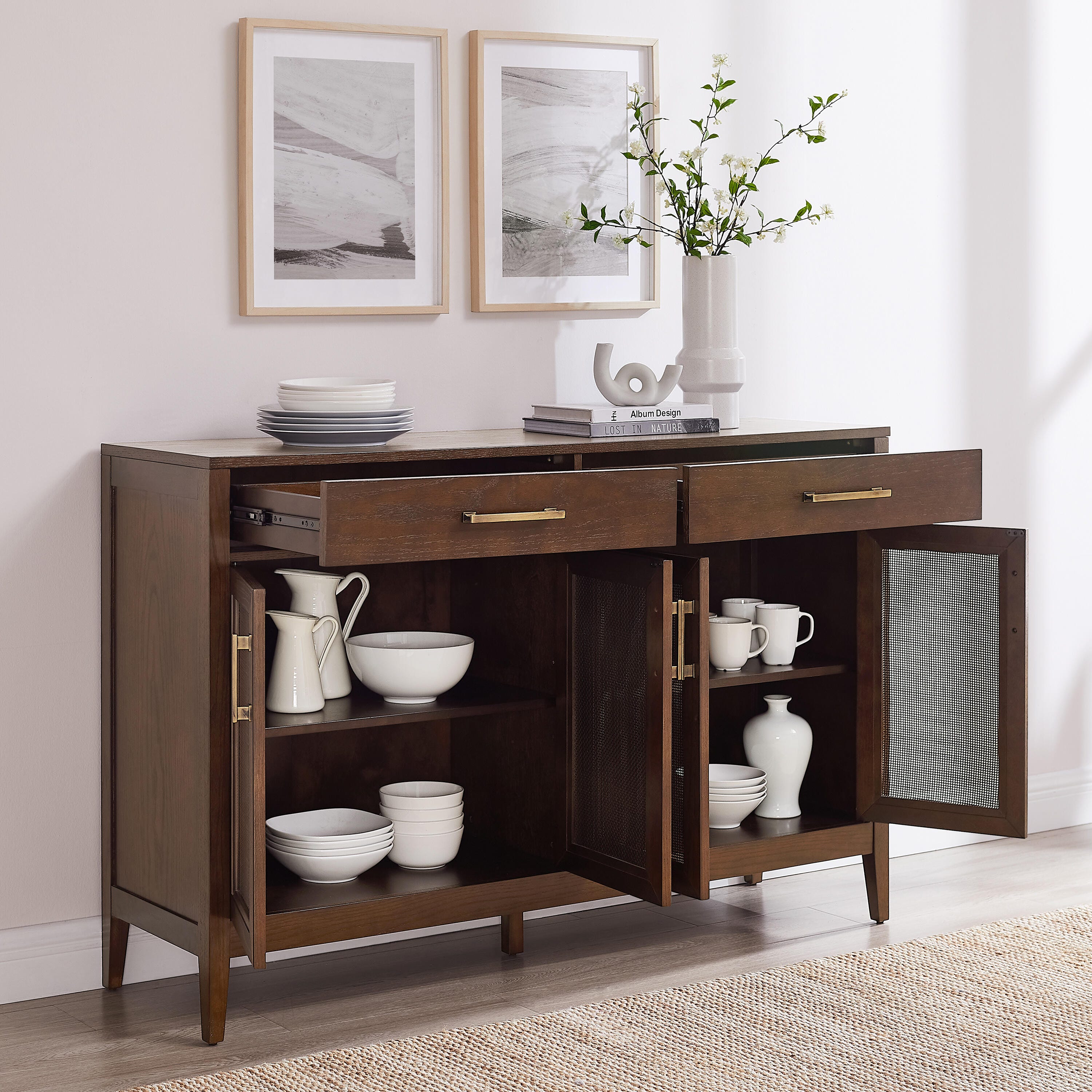 Crosley Furniture Milo Sideboard, , large