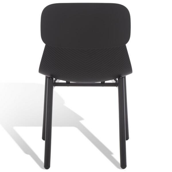 Safavieh Abbie Dining Chair (Set of 2), Black, large