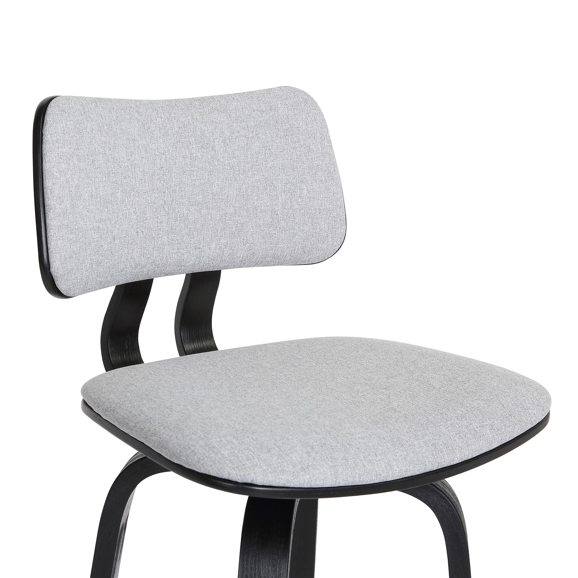 Pico Swivel Counter Stool, Light Gray/Black, large
