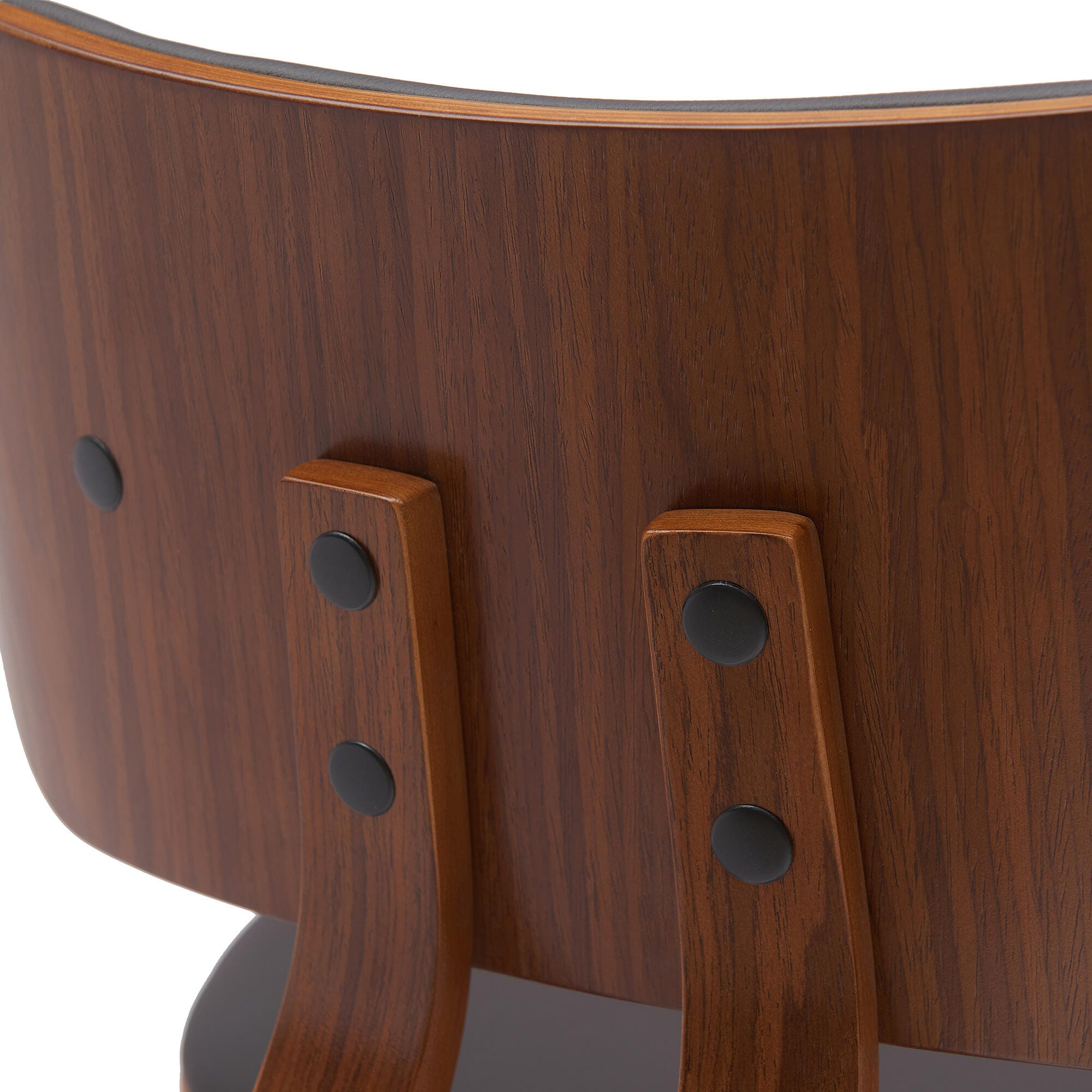 Pico Swivel Bar Stool, Brown/Walnut/Chrome, large