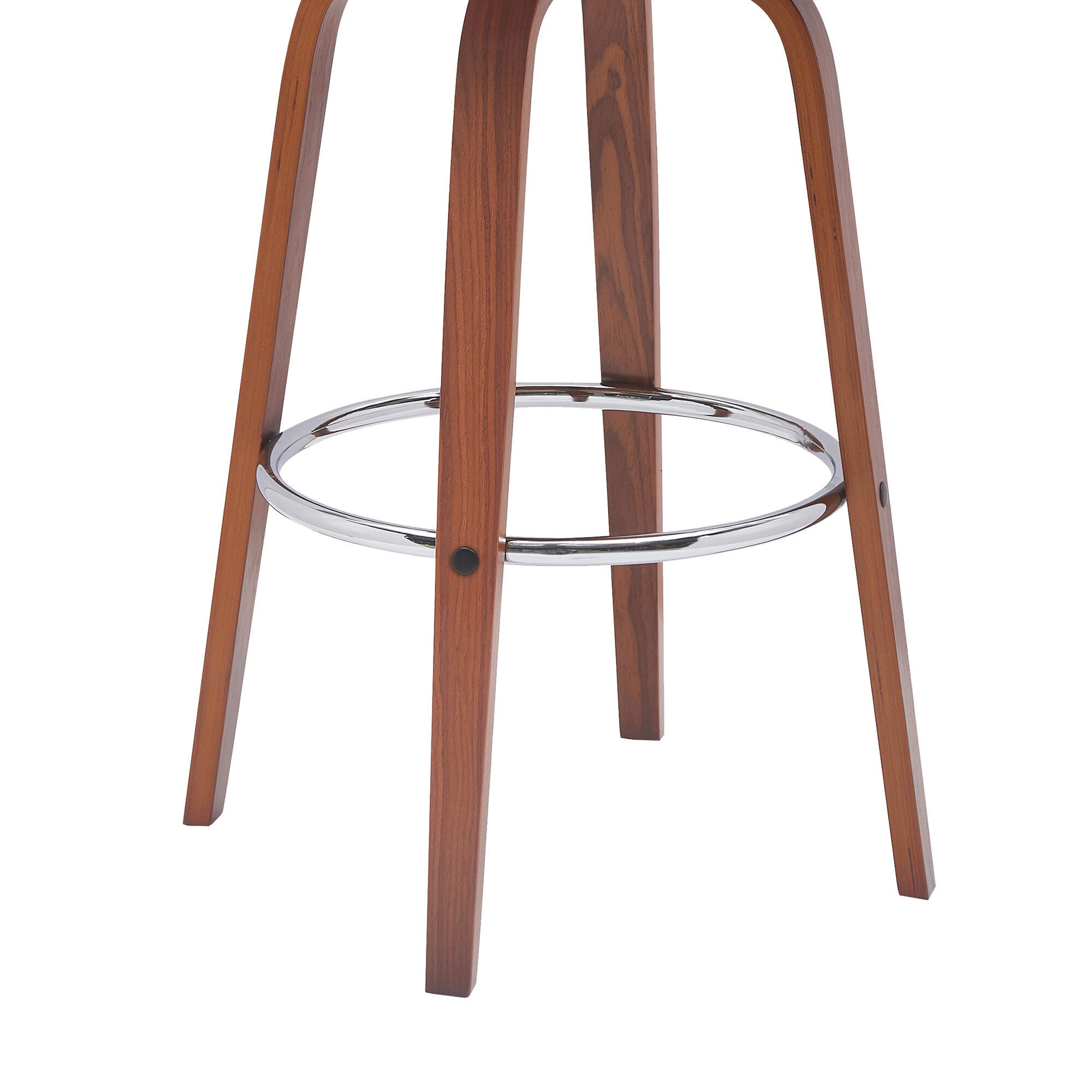Pico Swivel Bar Stool, Brown/Walnut/Chrome, large