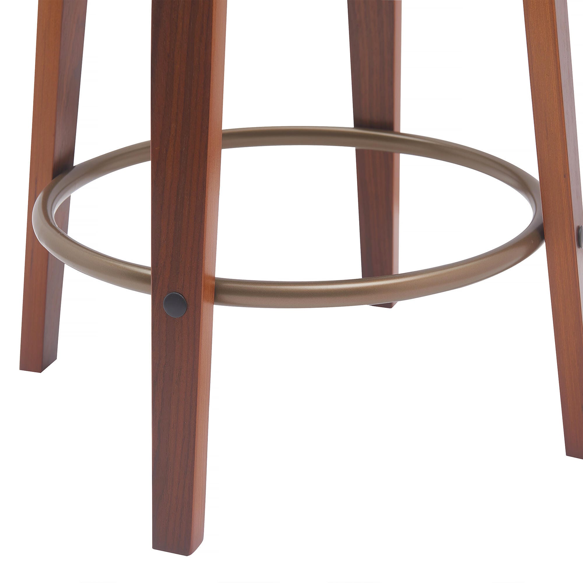 Topanga Swivel Counter Stool, Gray/Walnut/Bronze, large