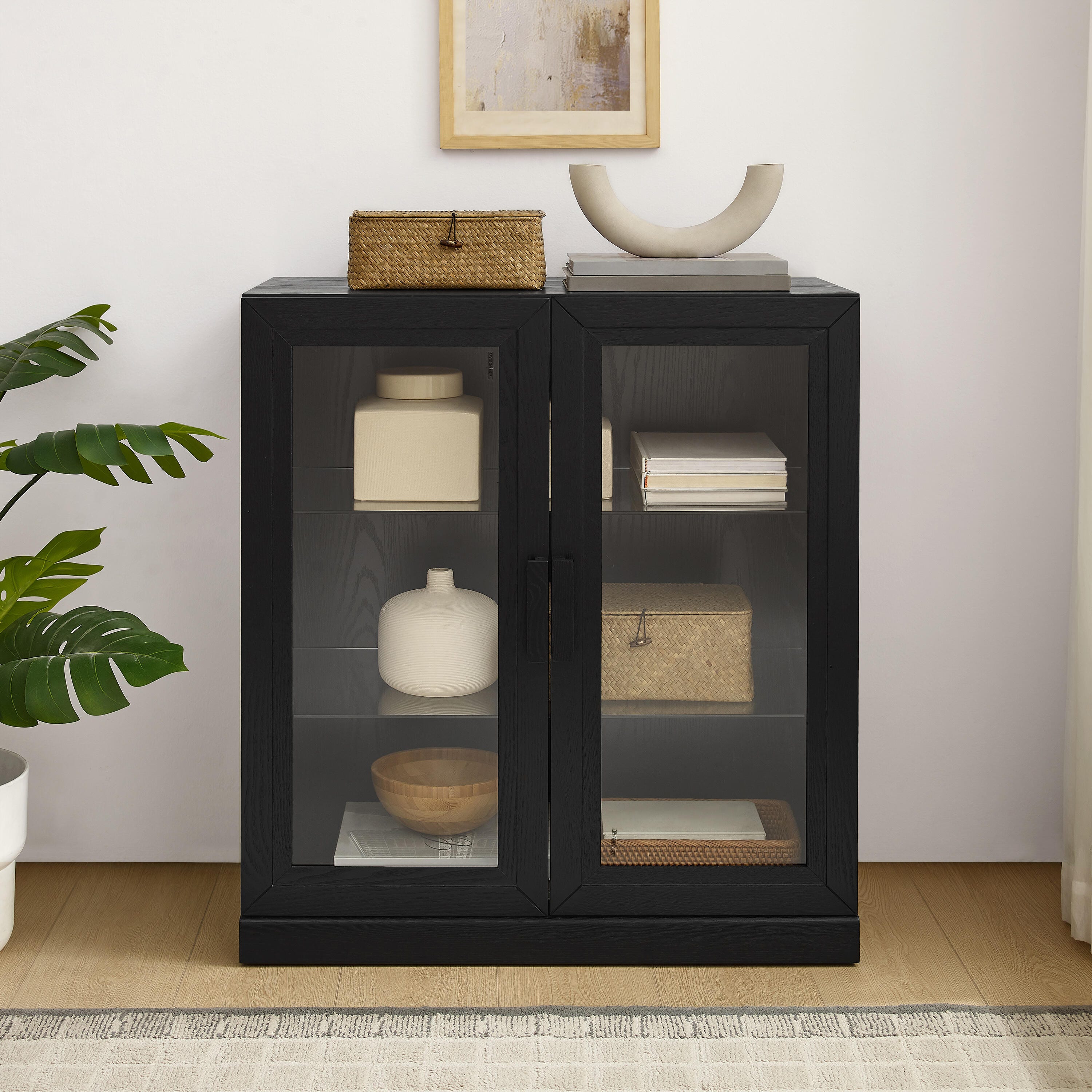 Crosley Furniture Essen Stackable Kitchen Pantry Storage Cabinet, , large