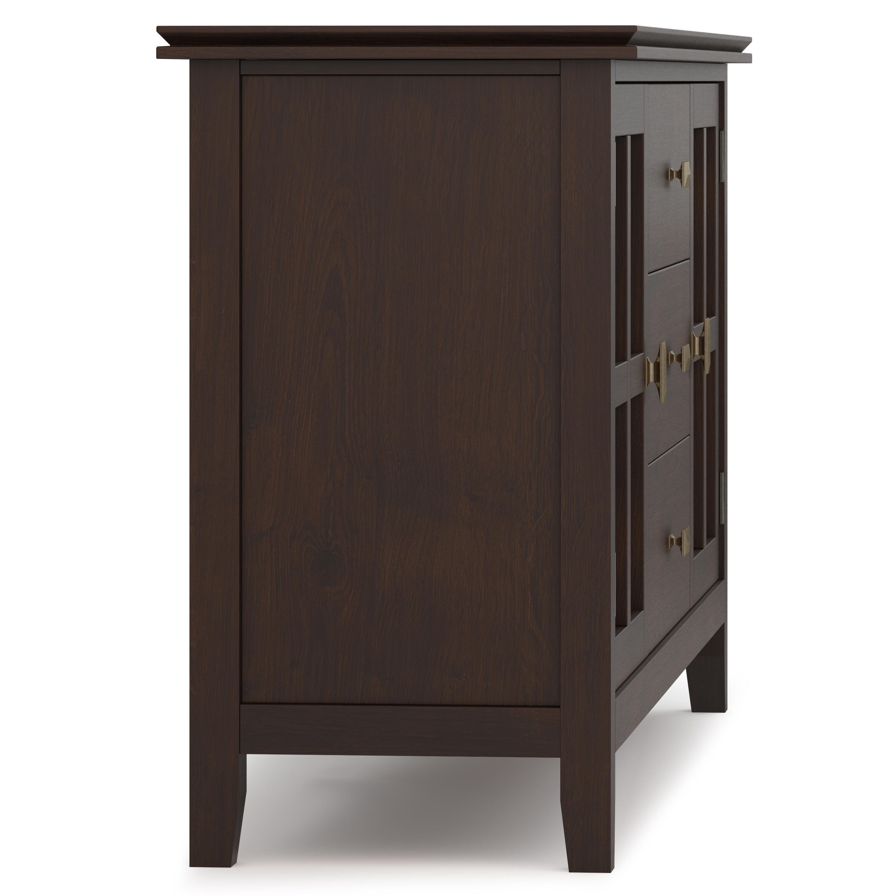 Simpli Home Artisan Sideboard Buffet, Walnut, large
