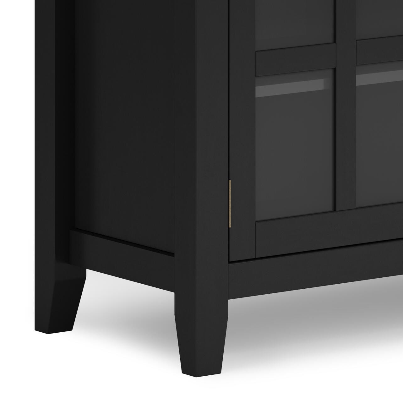 Simpli Home Artisan Sideboard Buffet Credenza, Black, large