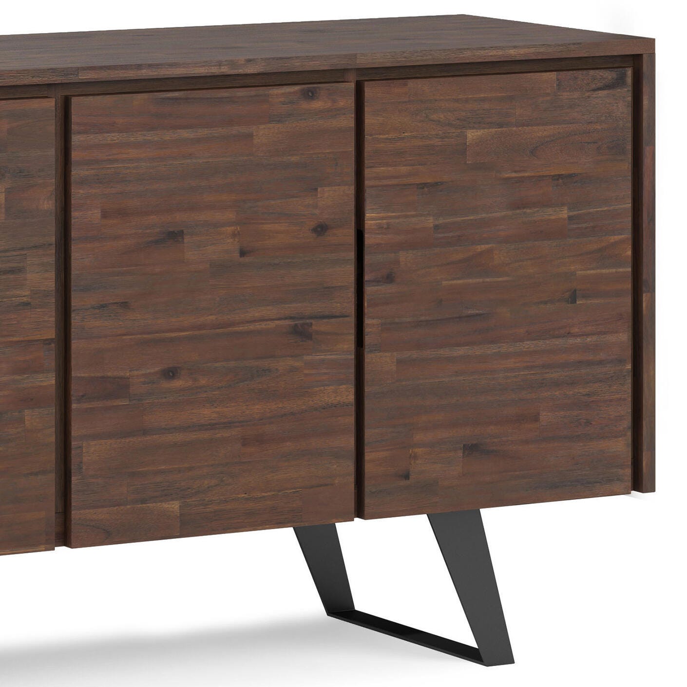 Simpli Home Lowry 4 Door Sideboard Buffet, , large