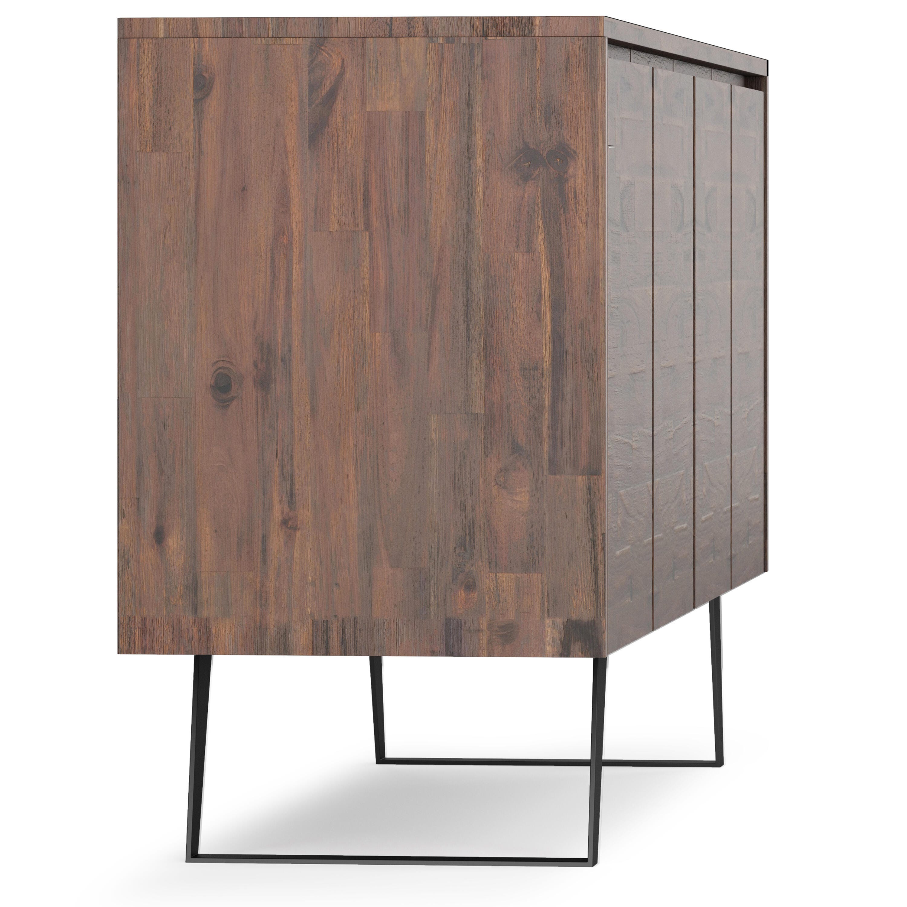 Simpli Home Lowry 4 Door Sideboard Buffet, , large