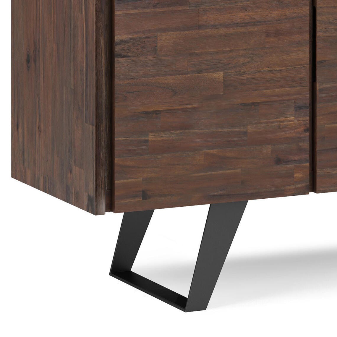 Simpli Home Lowry 4 Door Sideboard Buffet, , large