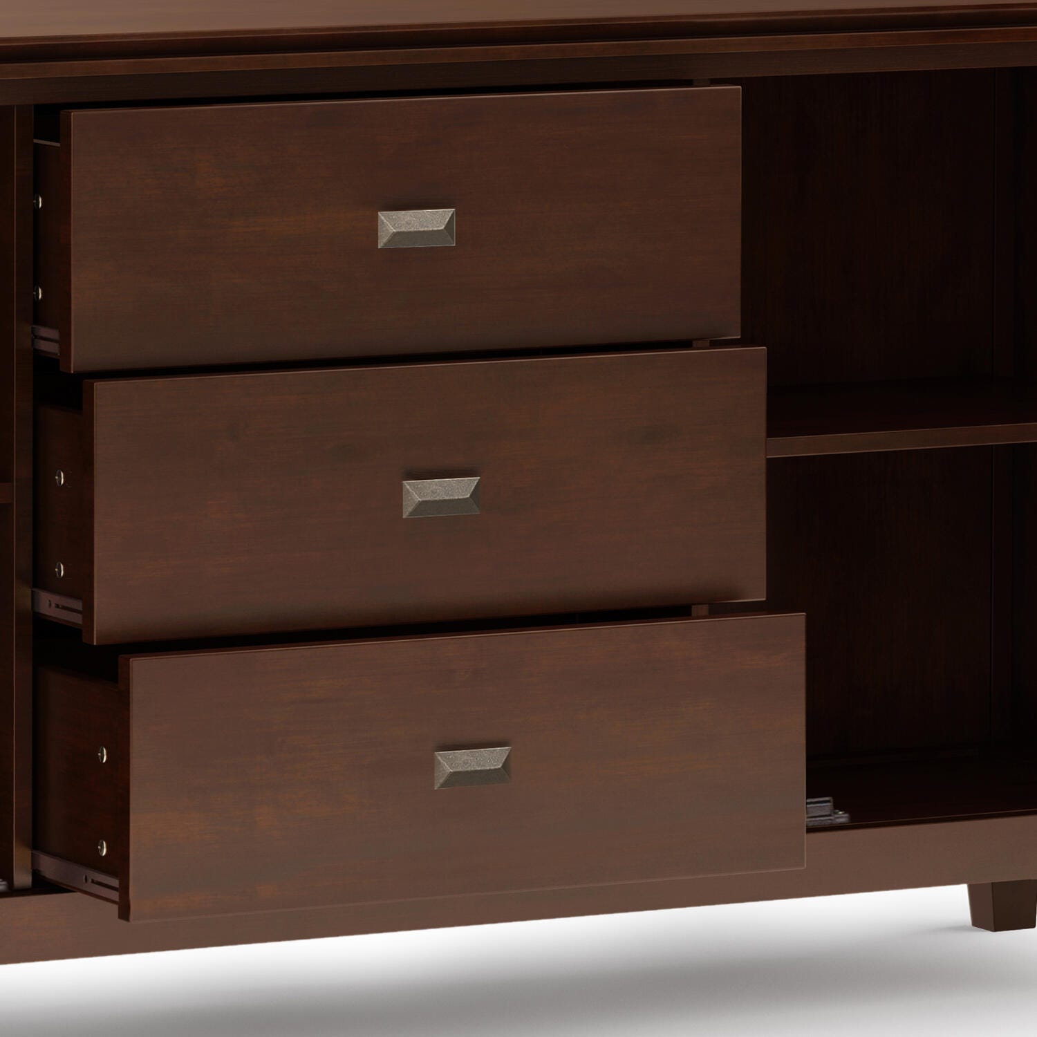 Simpli Home Artisan Sideboard Buffet, Brown, large