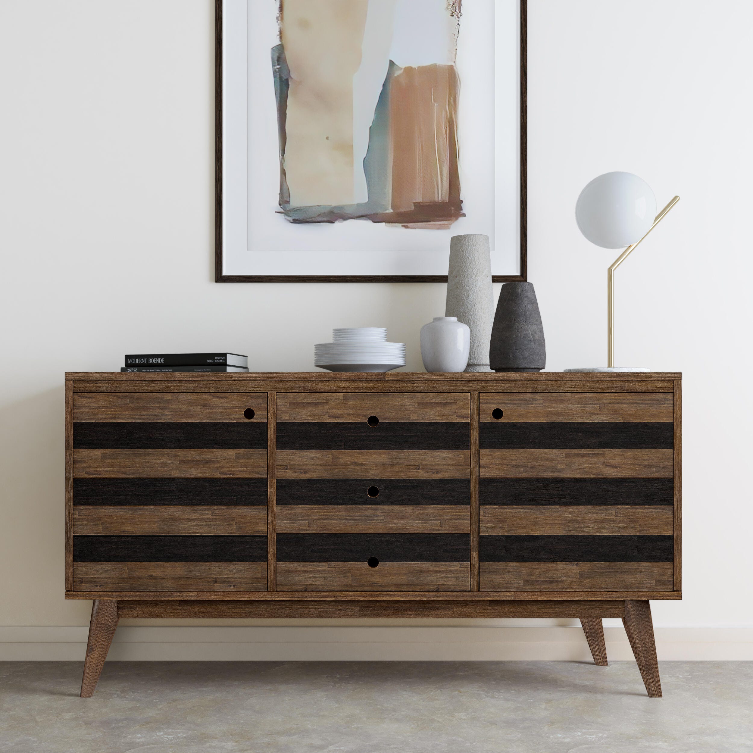 Simpli Home Clarkson Sideboard Buffet, , large