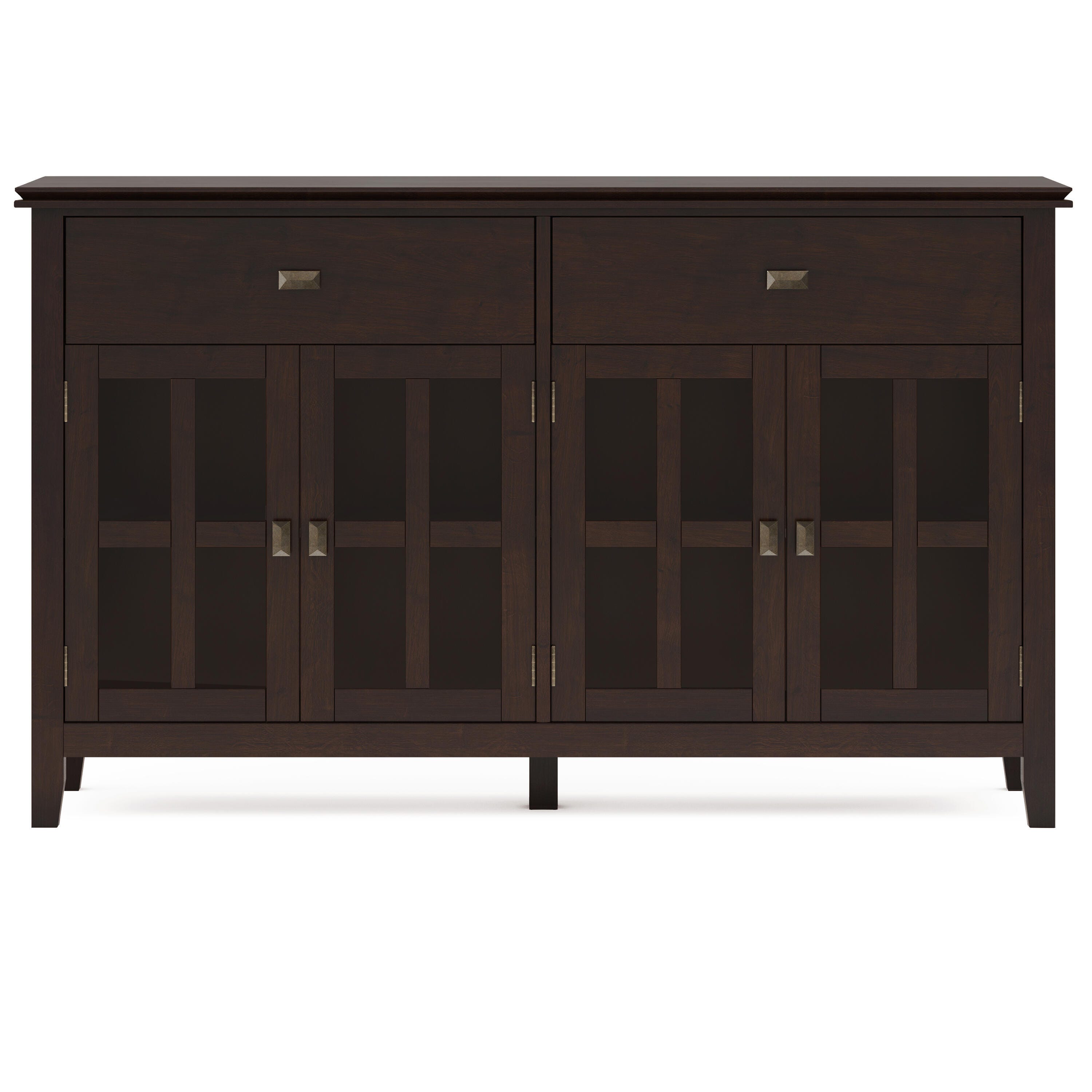 Simpli Home Artisan 4 Door Sideboard Buffet