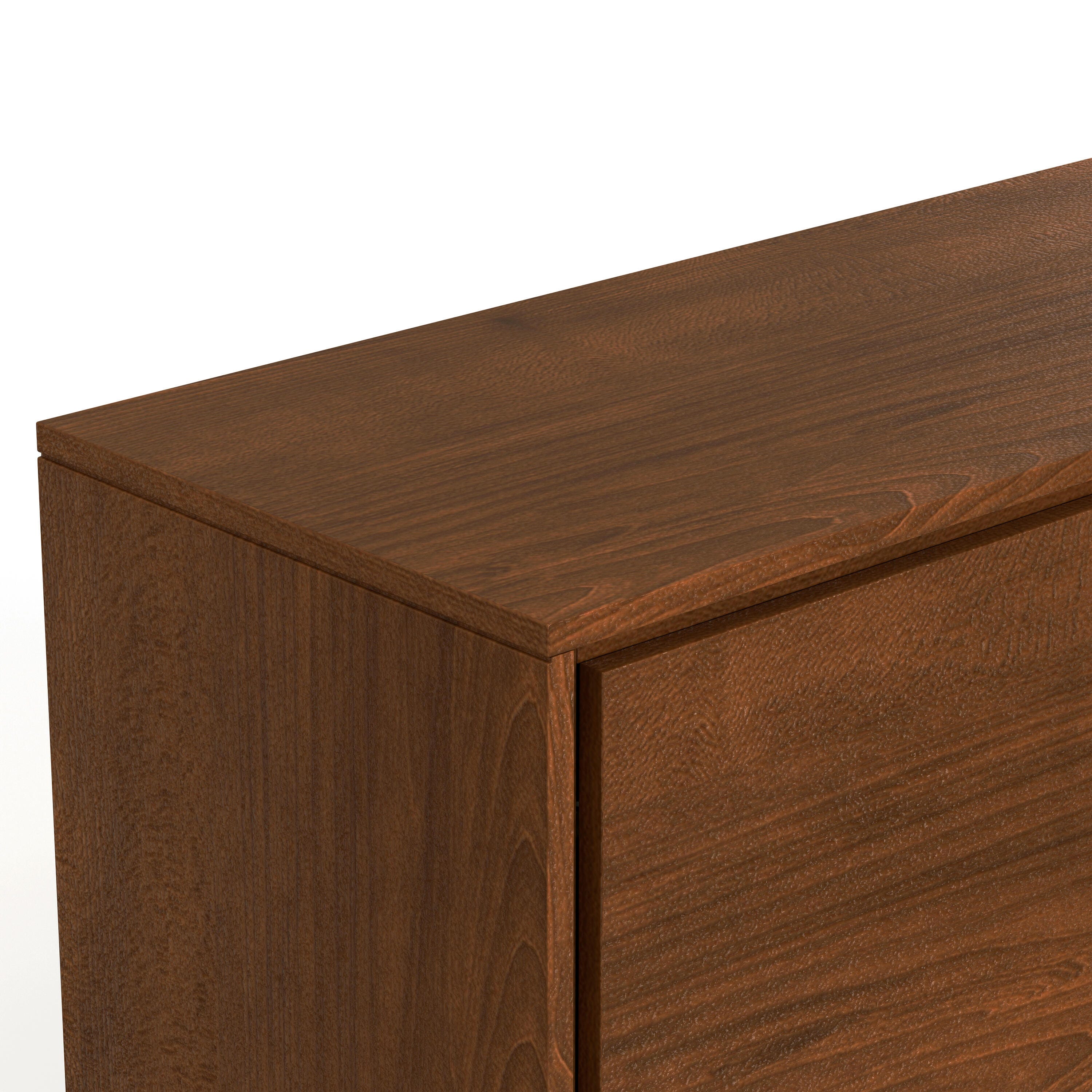 Simpli Home Lowry Sideboard Buffet, Walnut, large