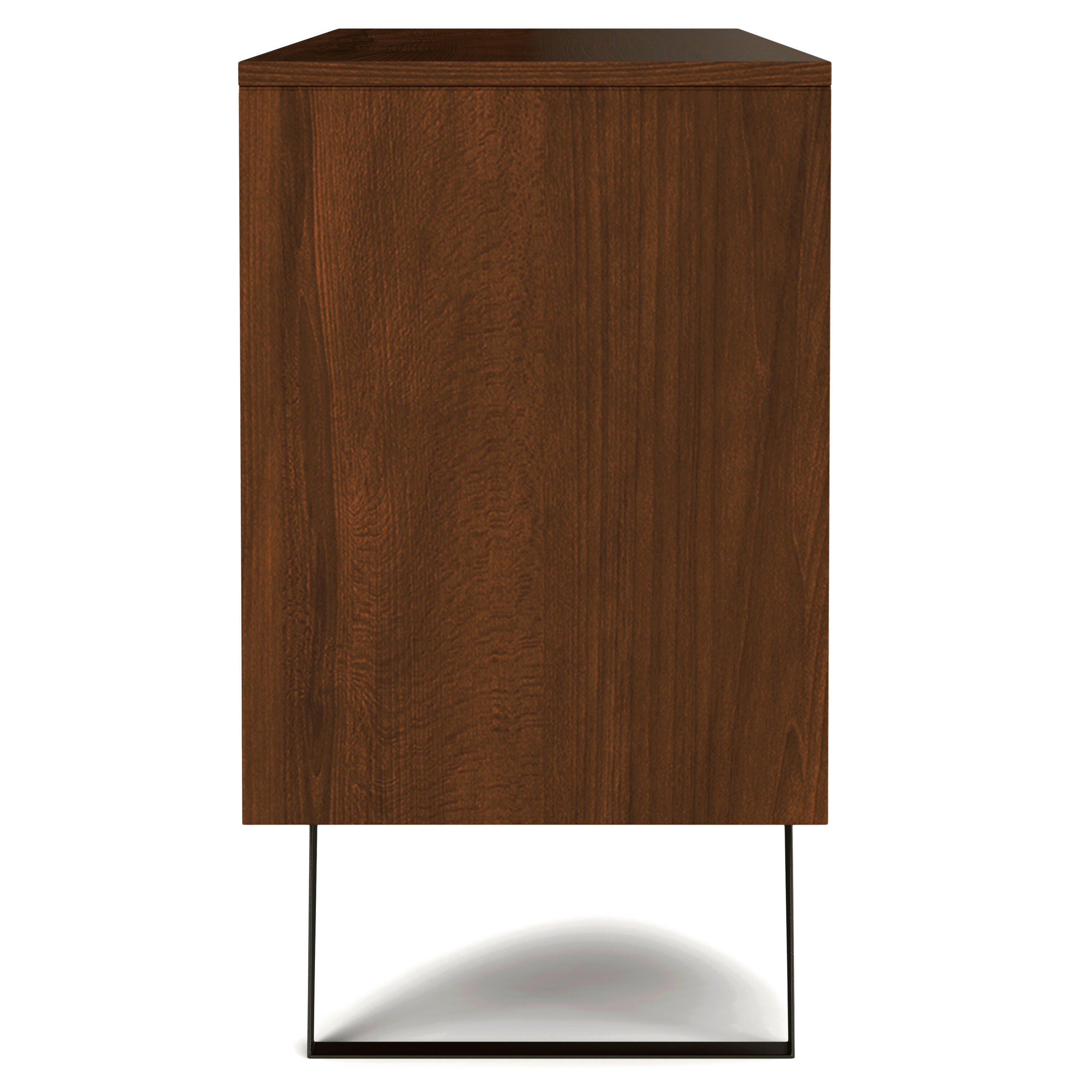 Simpli Home Lowry Sideboard Buffet, Walnut, large