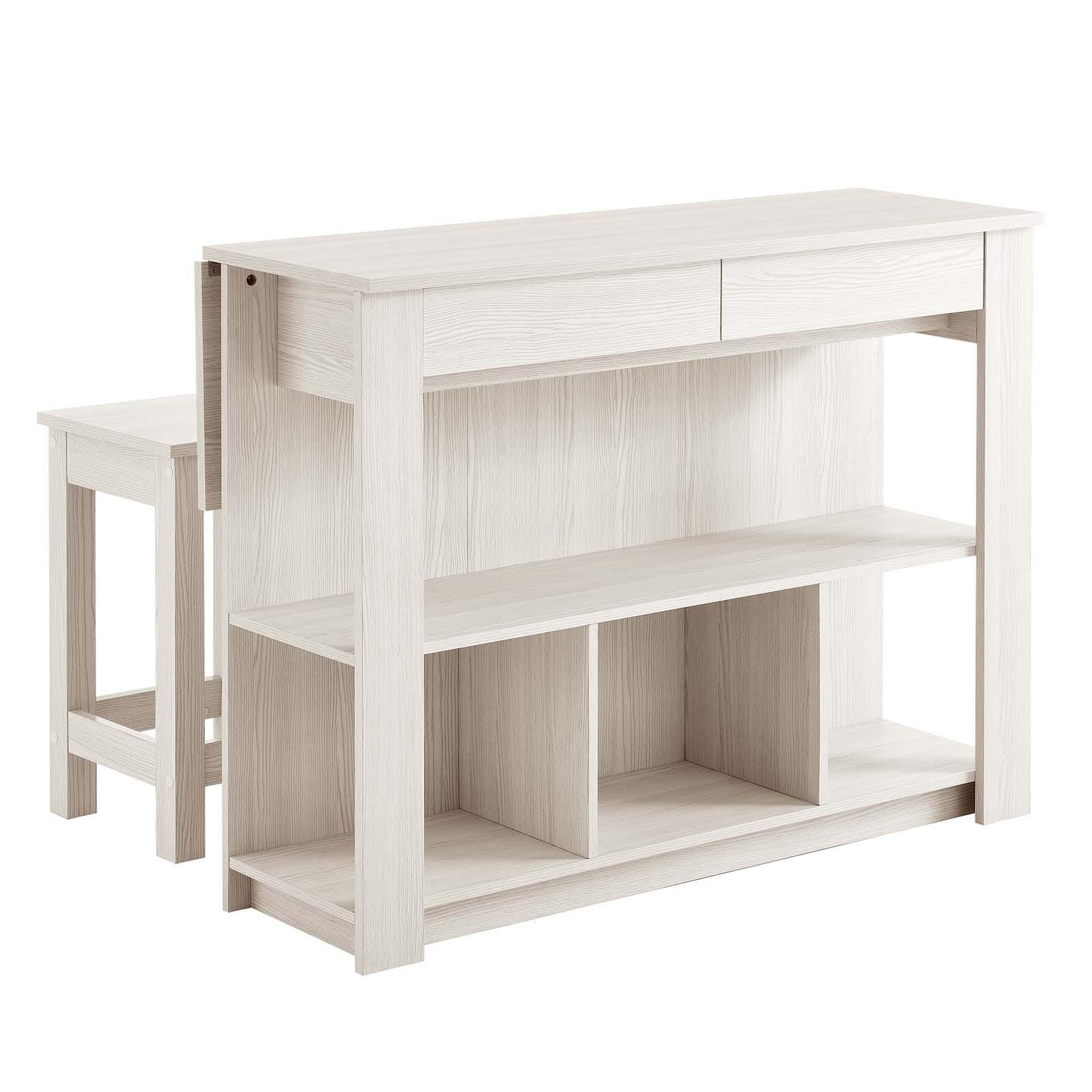 Meadowbrook 3-Piece Kitchen Island and Stool Set, , large