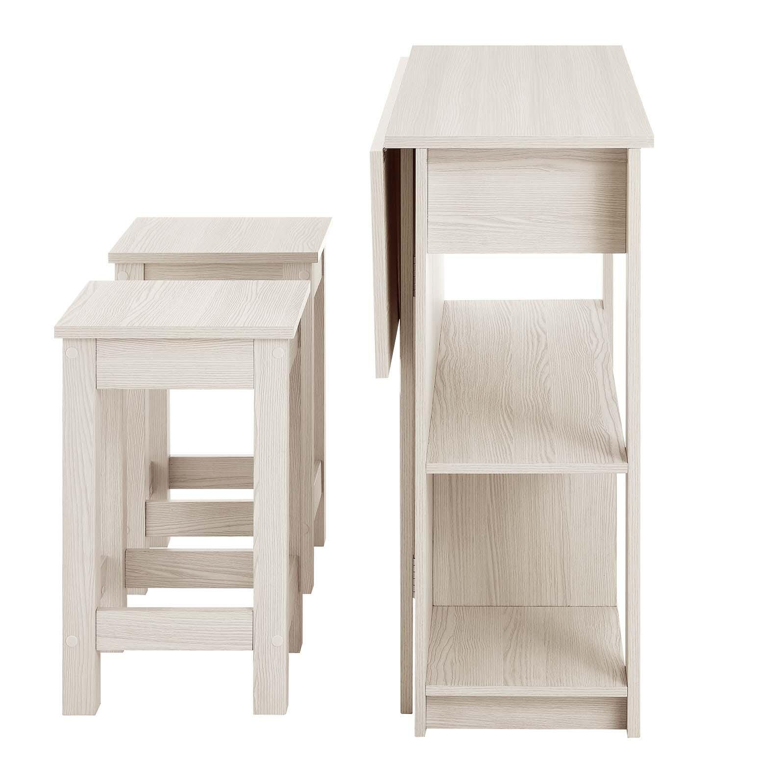 Meadowbrook 3-Piece Kitchen Island and Stool Set, , large