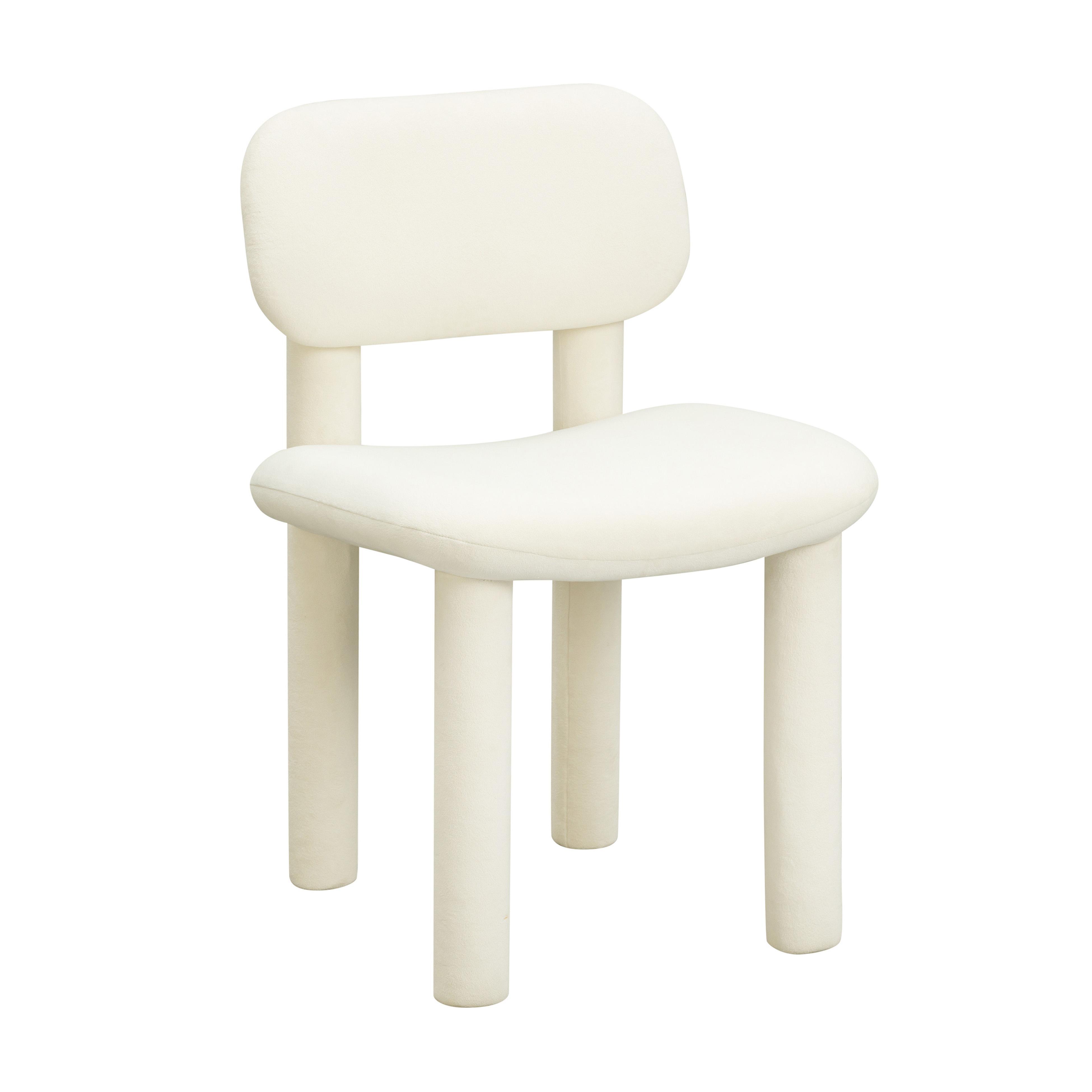 Elise Dining Chair, White, large
